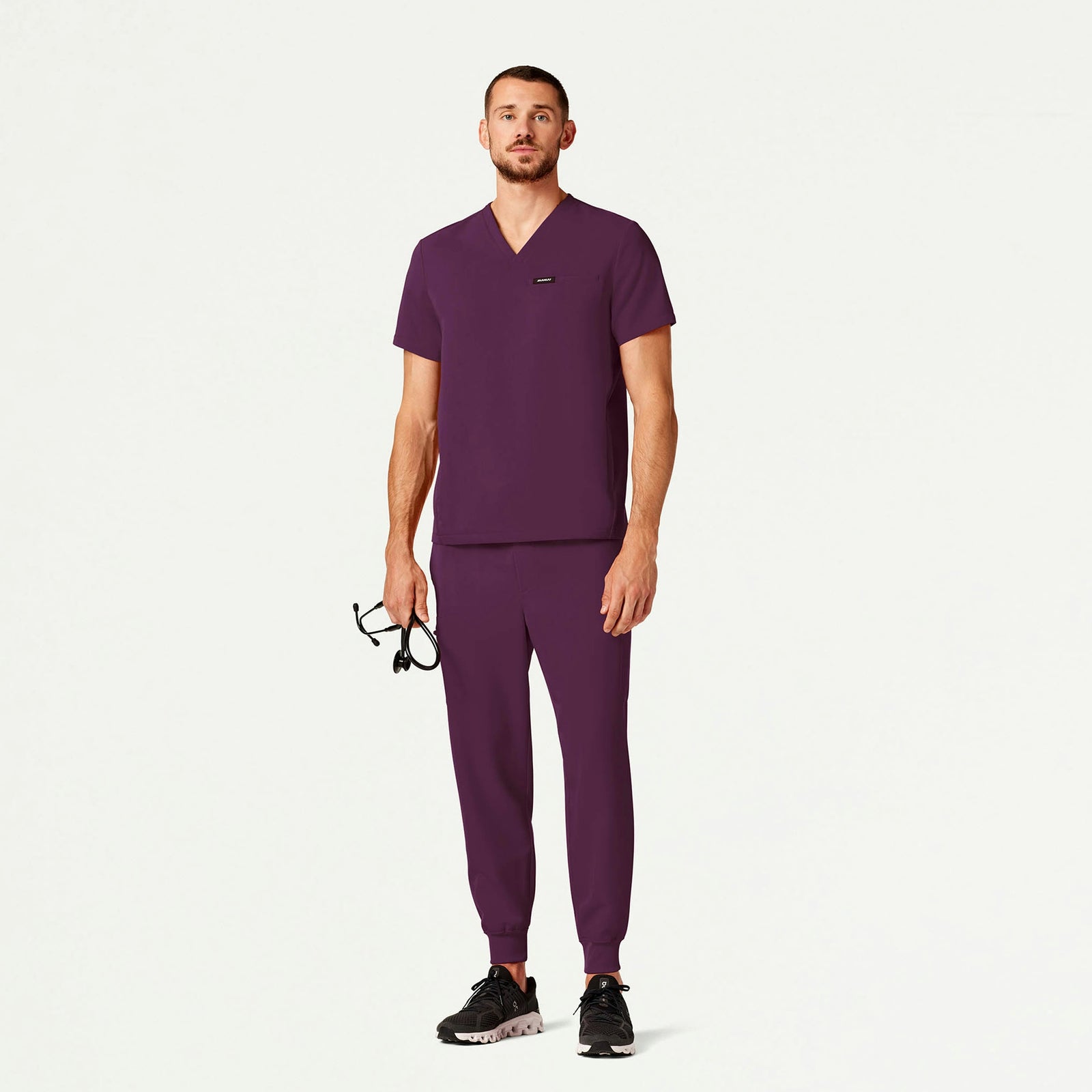 Osmo 8-Pocket Scrub Jogger - Dark Amethyst - MEN'S PANTS - Jaanuu