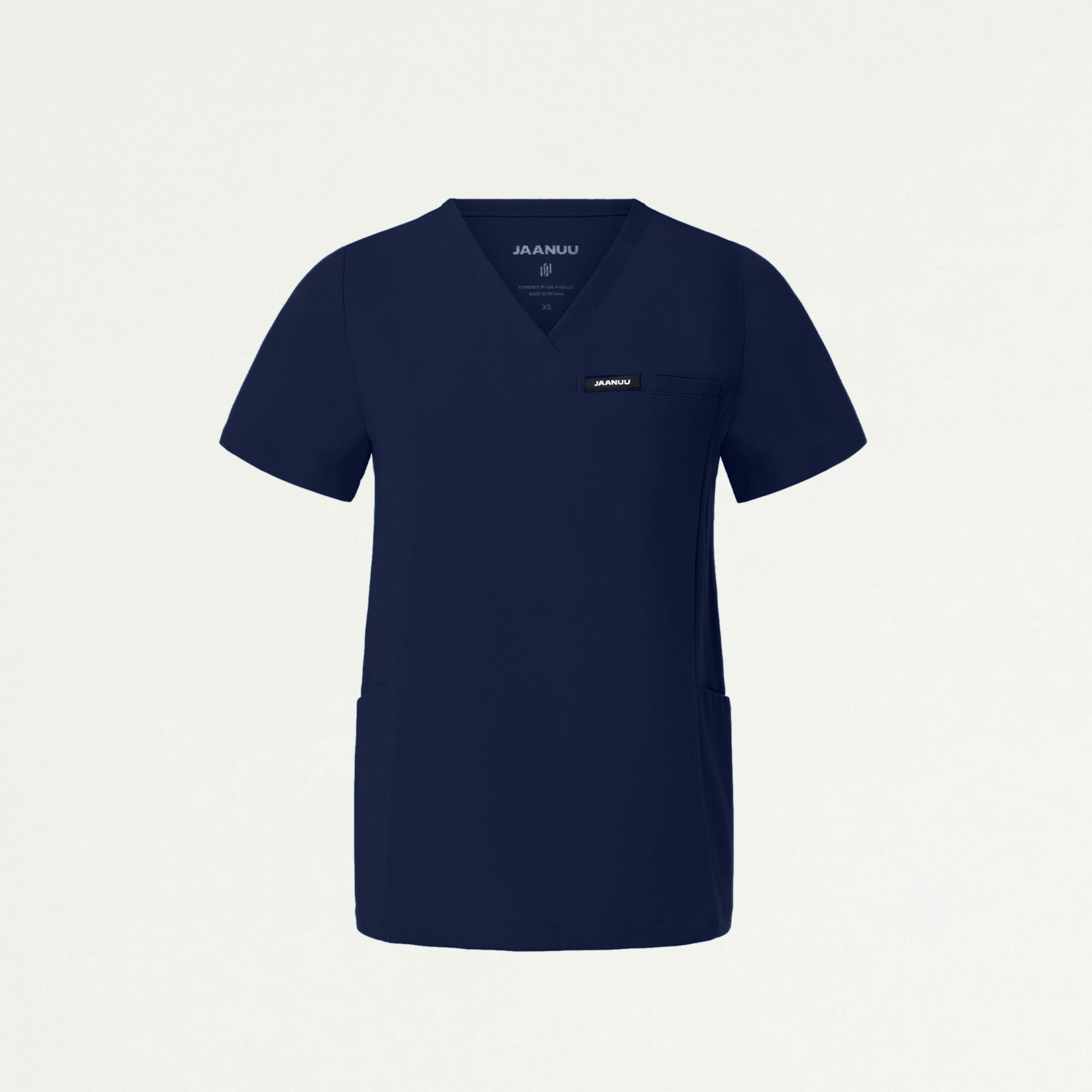 Magna 3-Pocket Scrub Top - Midnight Navy - WOMEN'S TOPS - Jaanuu