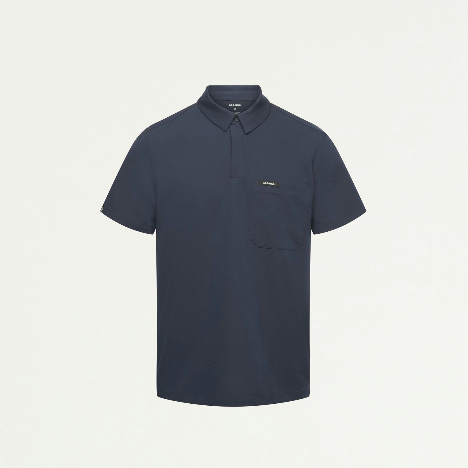 Axis Polo Scrub Top - Carbon Gray - MEN'S TOPS - Jaanuu