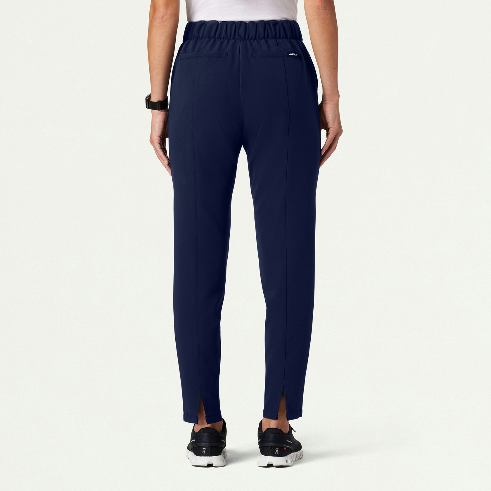 Lio Tapered 5-Pocket Scrub Pant - Midnight Navy - WOMEN'S PANTS - Jaanuu