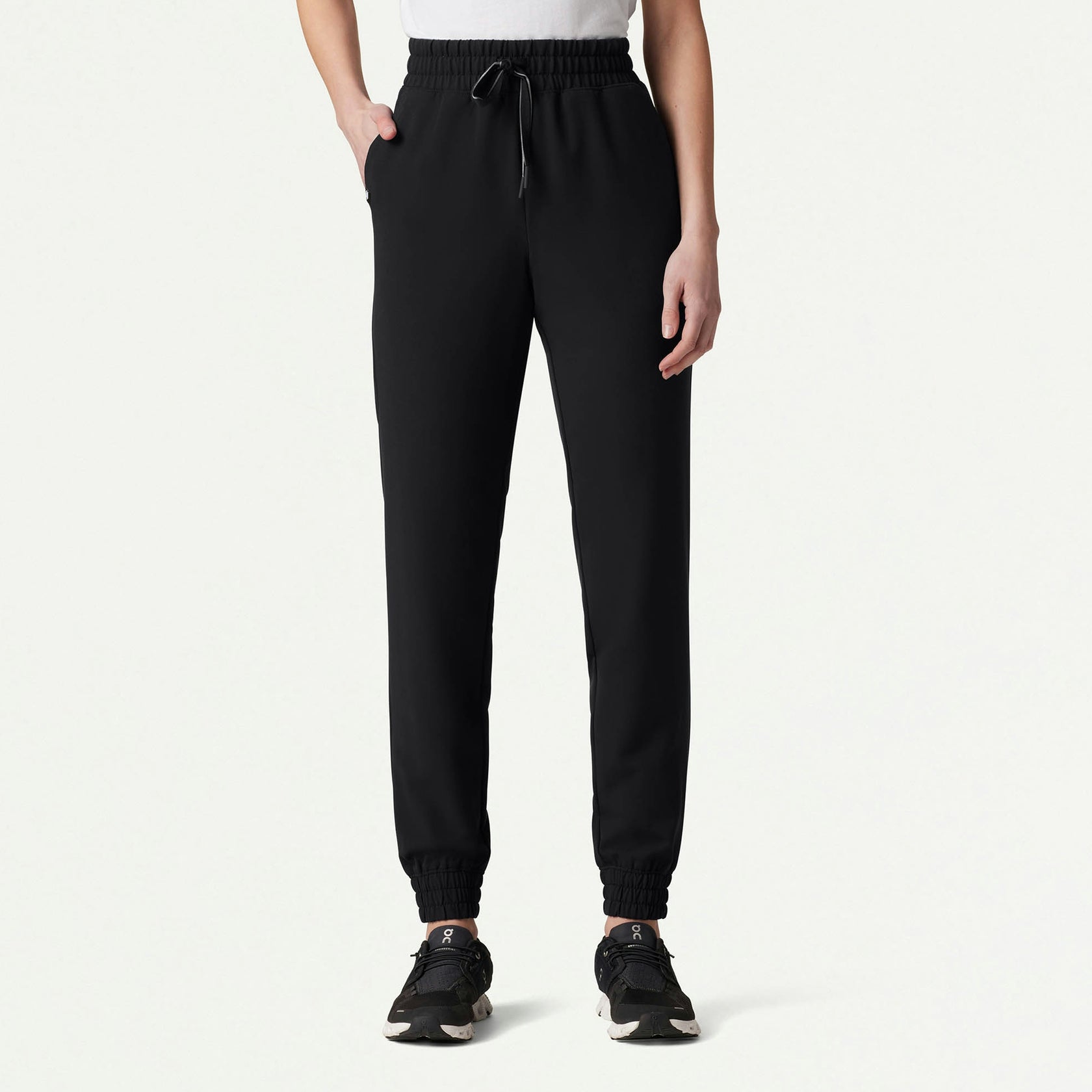 Kerr 365 High Waisted Scrub Jogger - Black - WOMEN'S PANTS - Jaanuu