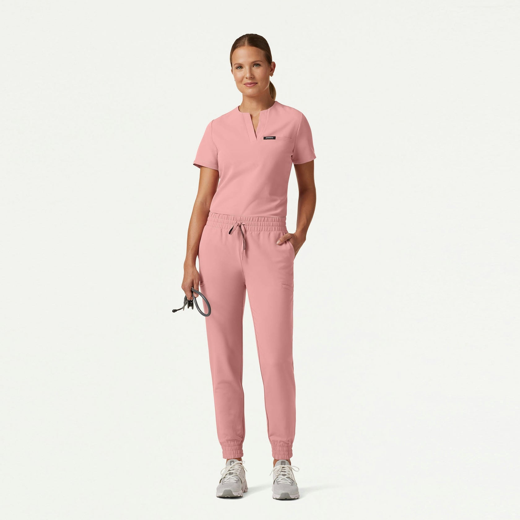 Jace Skinny On-the-Go Scrub Jogger - Mauve - WOMEN'S PANTS - Jaanuu