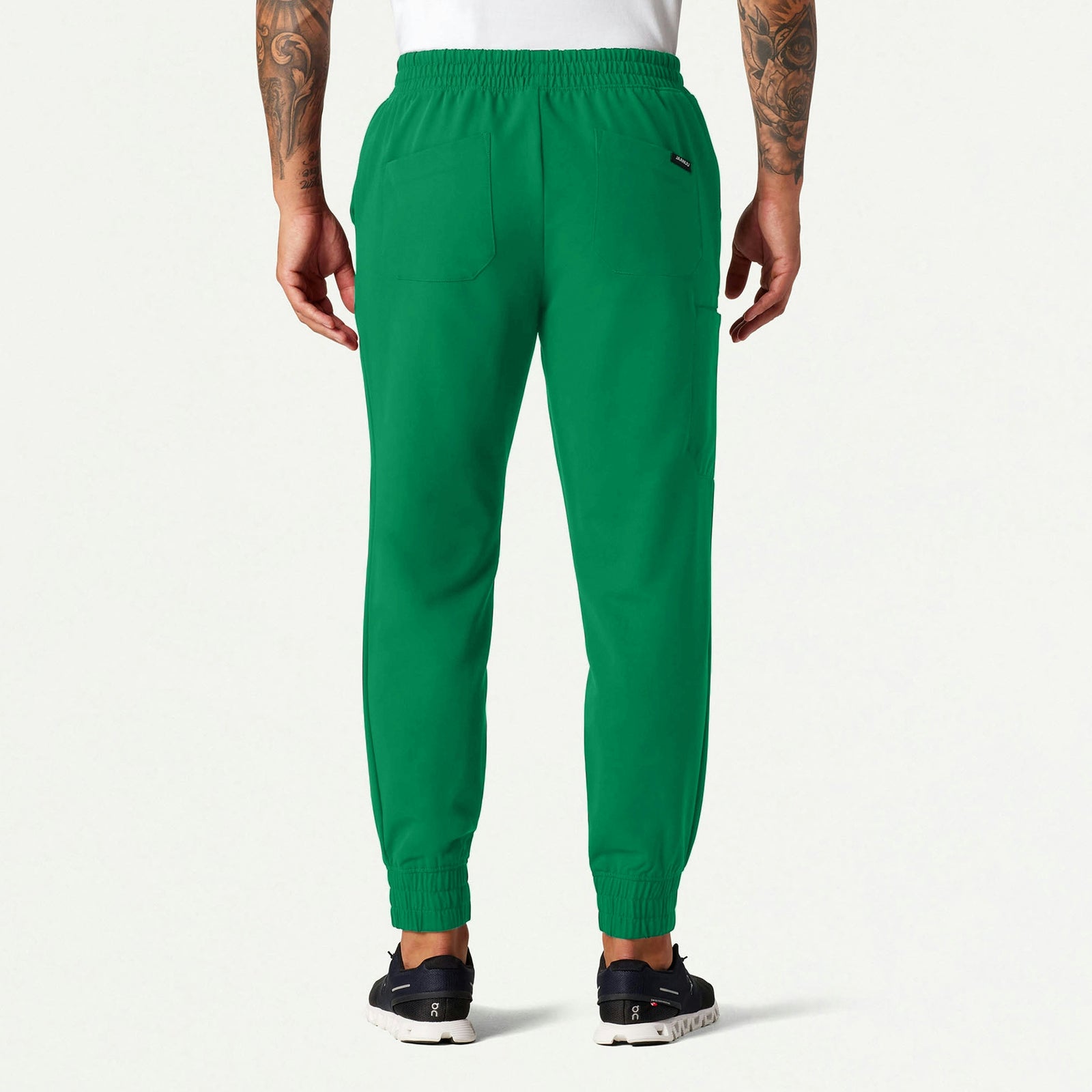 Cobot 8-Pocket Scrub Jogger - Emerald Green - MEN'S PANTS - Jaanuu