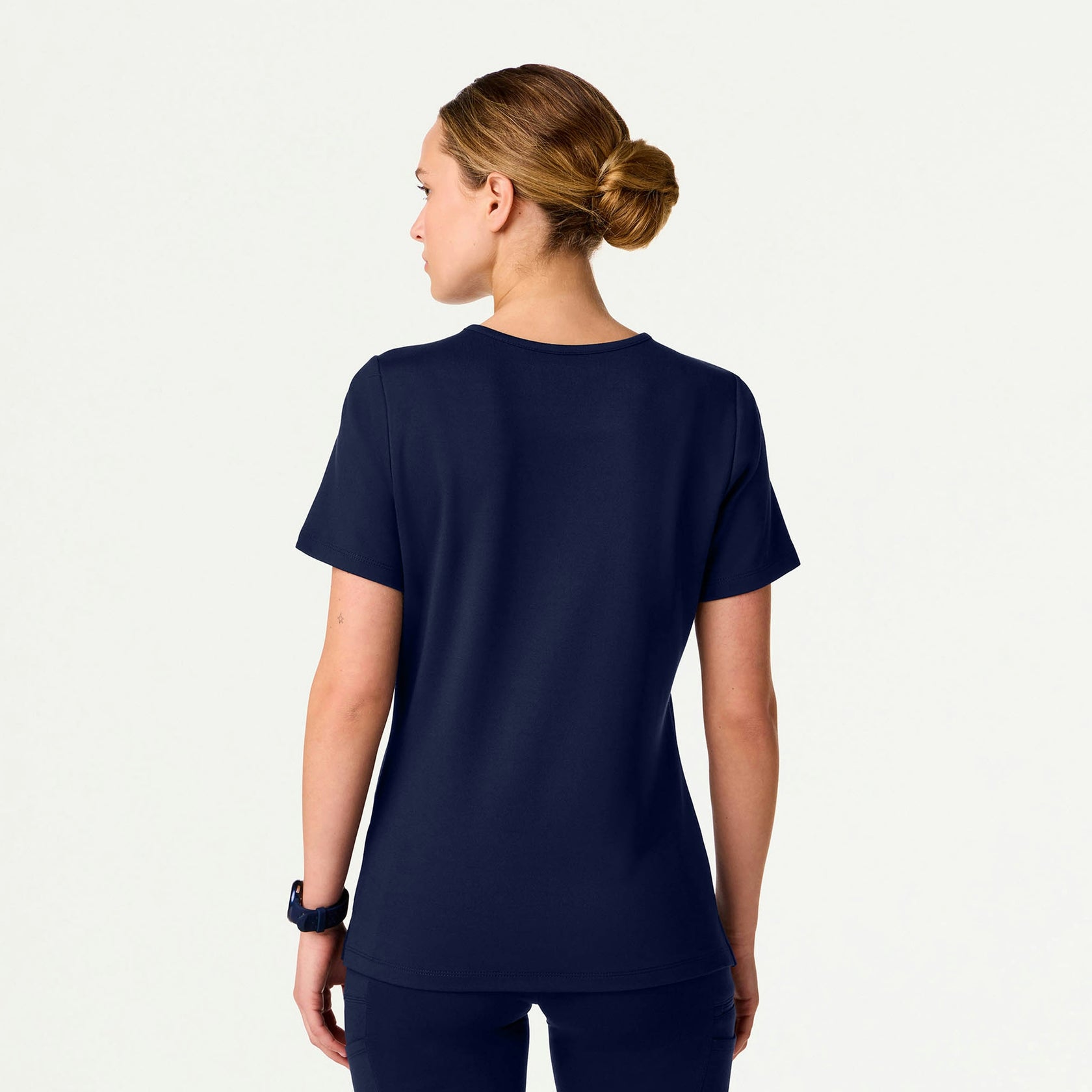 Sona Slim ULTRAsoft Scrub Top - Midnight Navy - WOMEN'S TOPS - Jaanuu