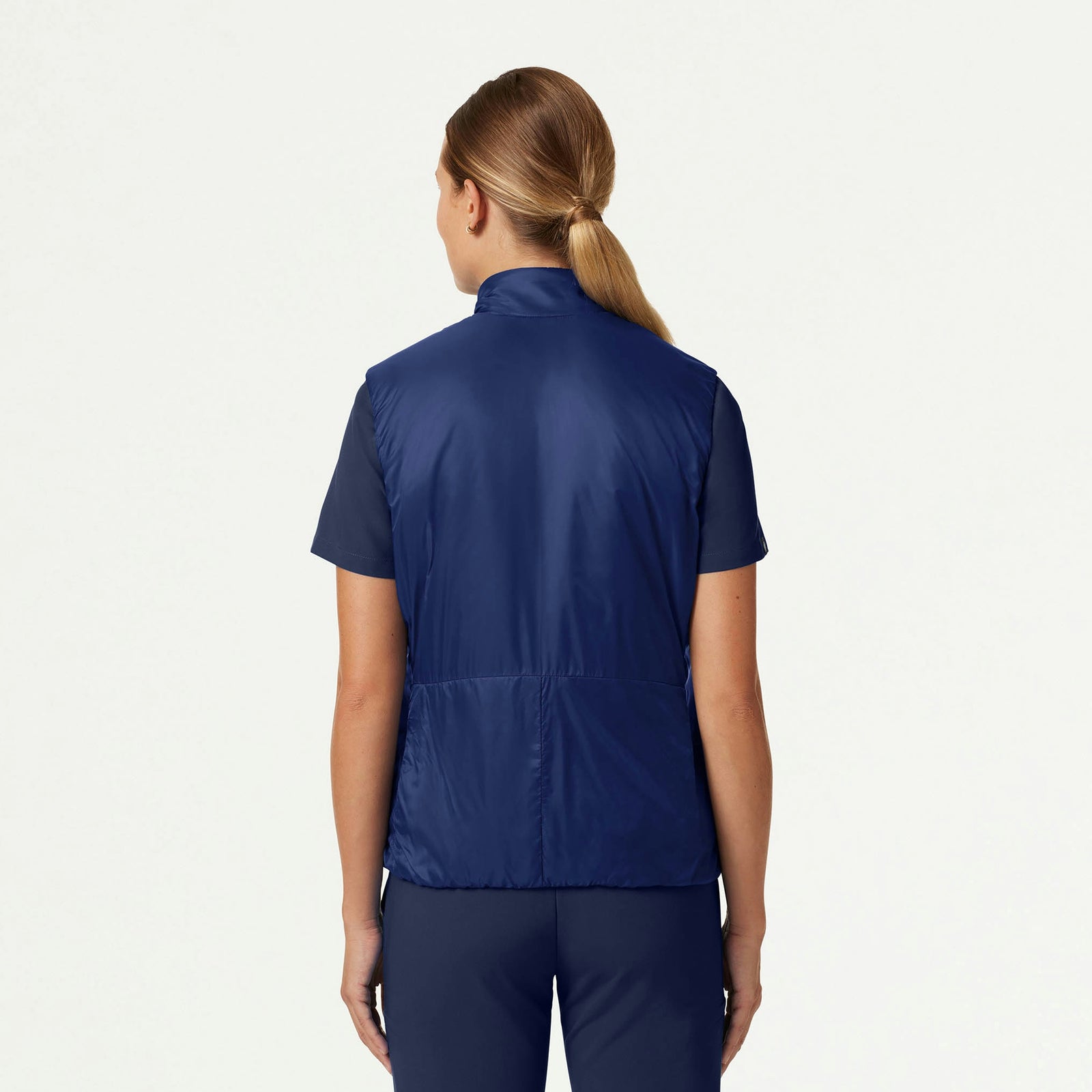 Phantom Slim Insulated Vest - Navy Blue - WOMEN'S JACKETS - Jaanuu