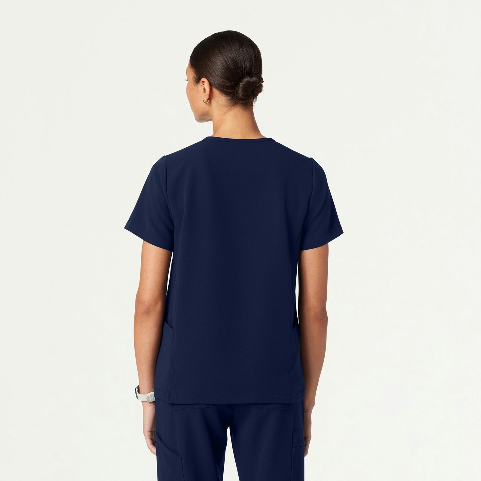 Magna 3-Pocket Scrub Top - Midnight Navy - WOMEN'S TOPS - Jaanuu