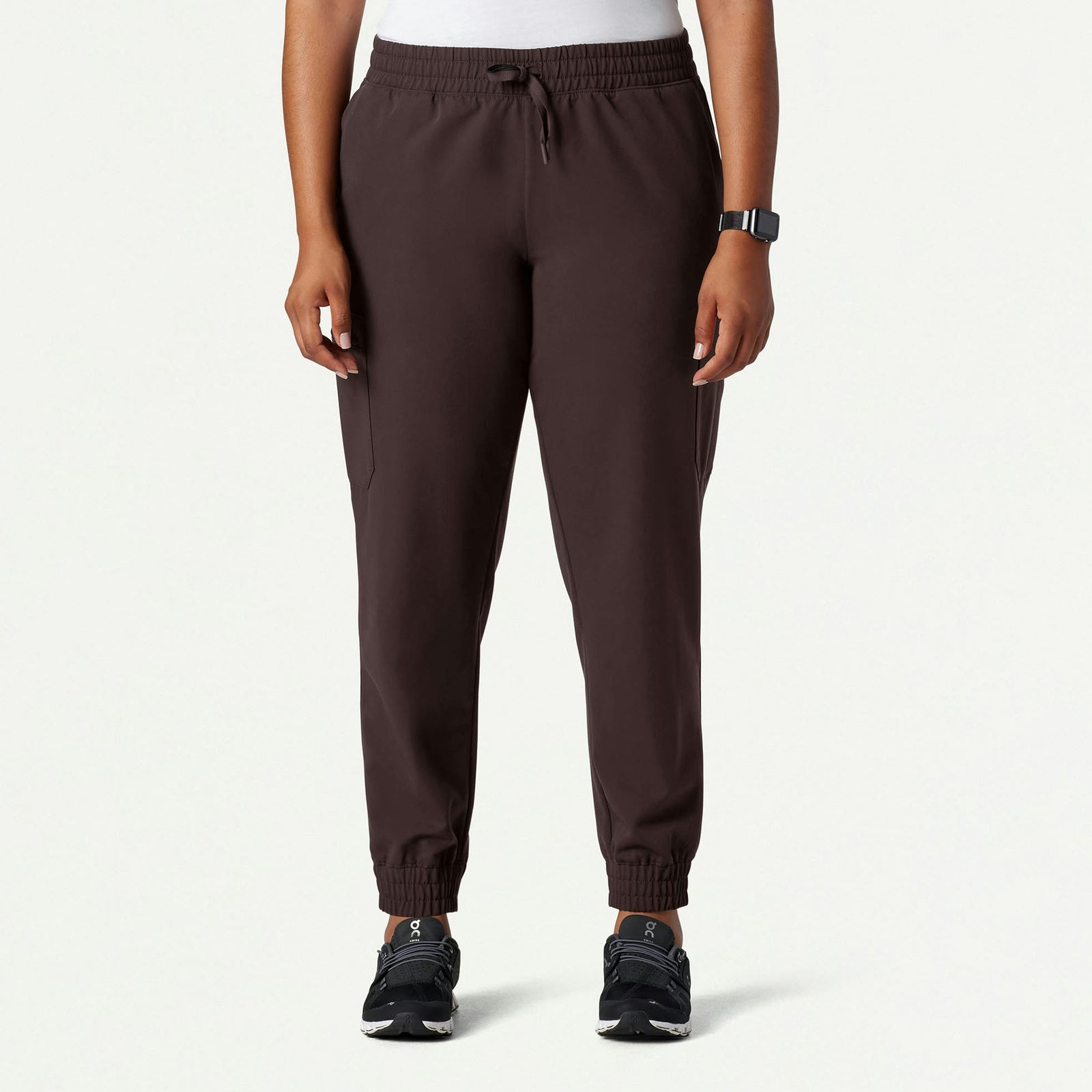 Neo Everyday Cargo Scrub Jogger - Espresso - WOMEN'S PANTS - Jaanuu