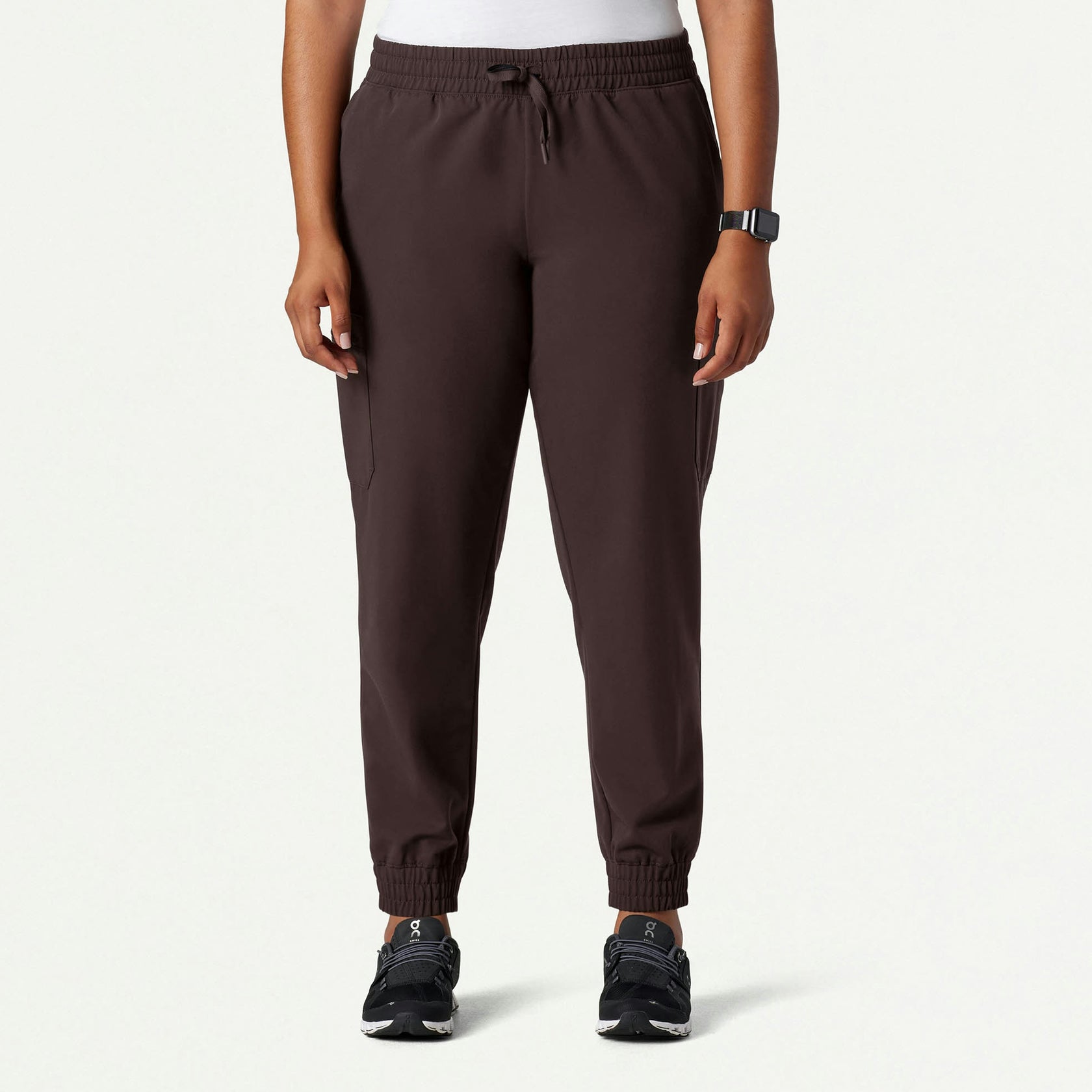 Neo Everyday Cargo Scrub Jogger - Espresso - WOMEN'S PANTS - Jaanuu