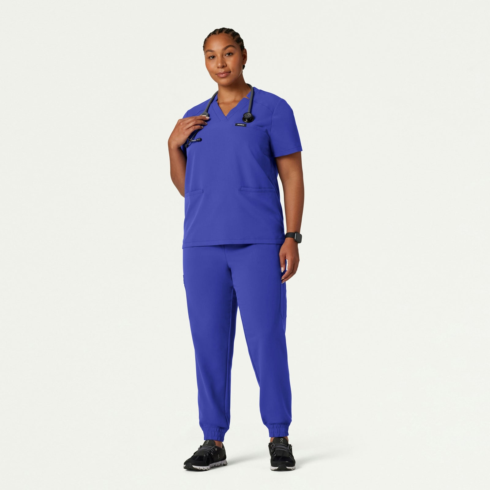 Neo Everyday Cargo Scrub Jogger - Moon Blue - WOMEN'S PANTS - Jaanuu