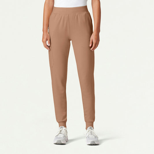 Rubi Slim ULTRAsoft Scrub Jogger - Clay - WOMEN'S PANTS - Jaanuu