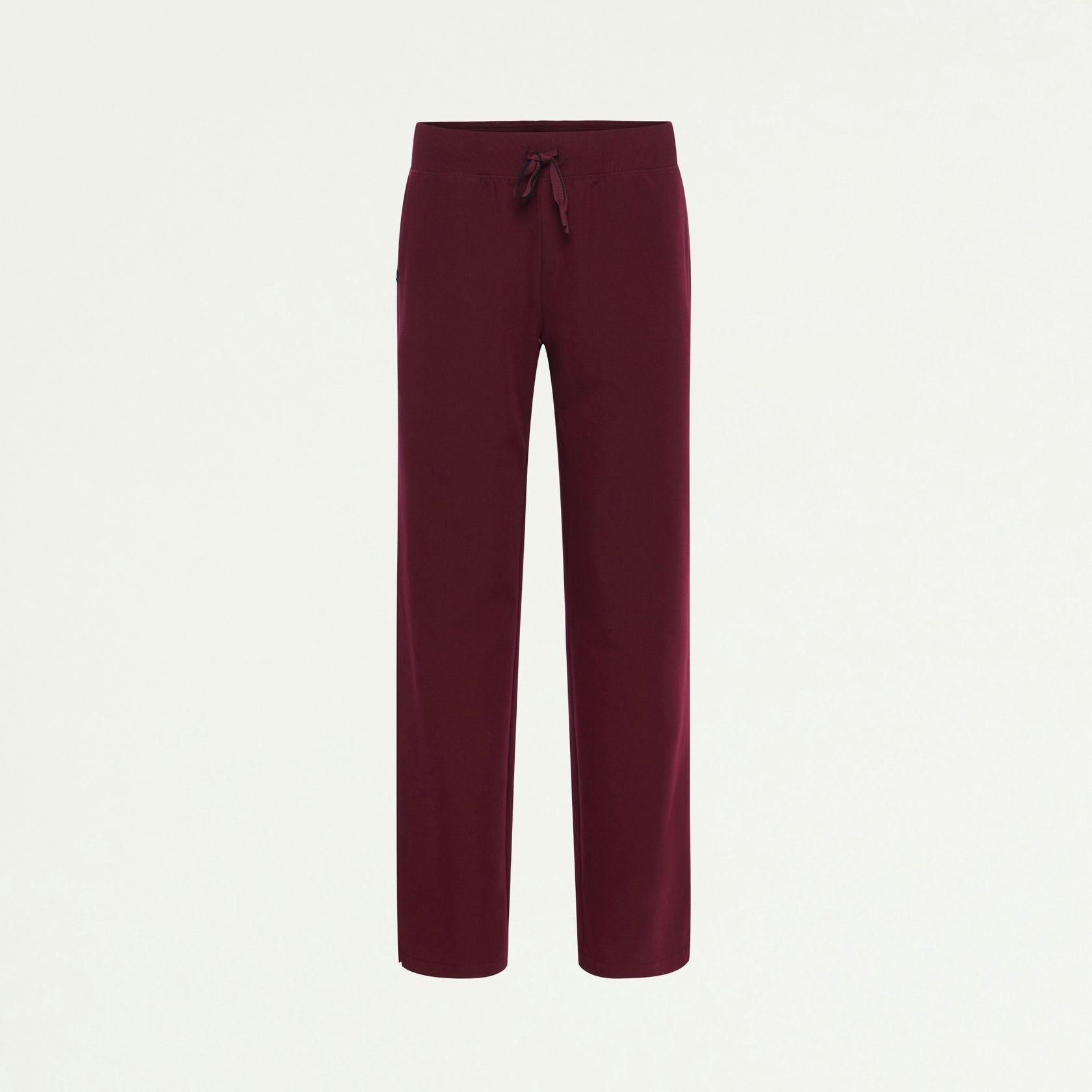 Xenos Essential Knit-Waist Scrub Pant - Burgundy - WOMEN'S PANTS - Jaanuu