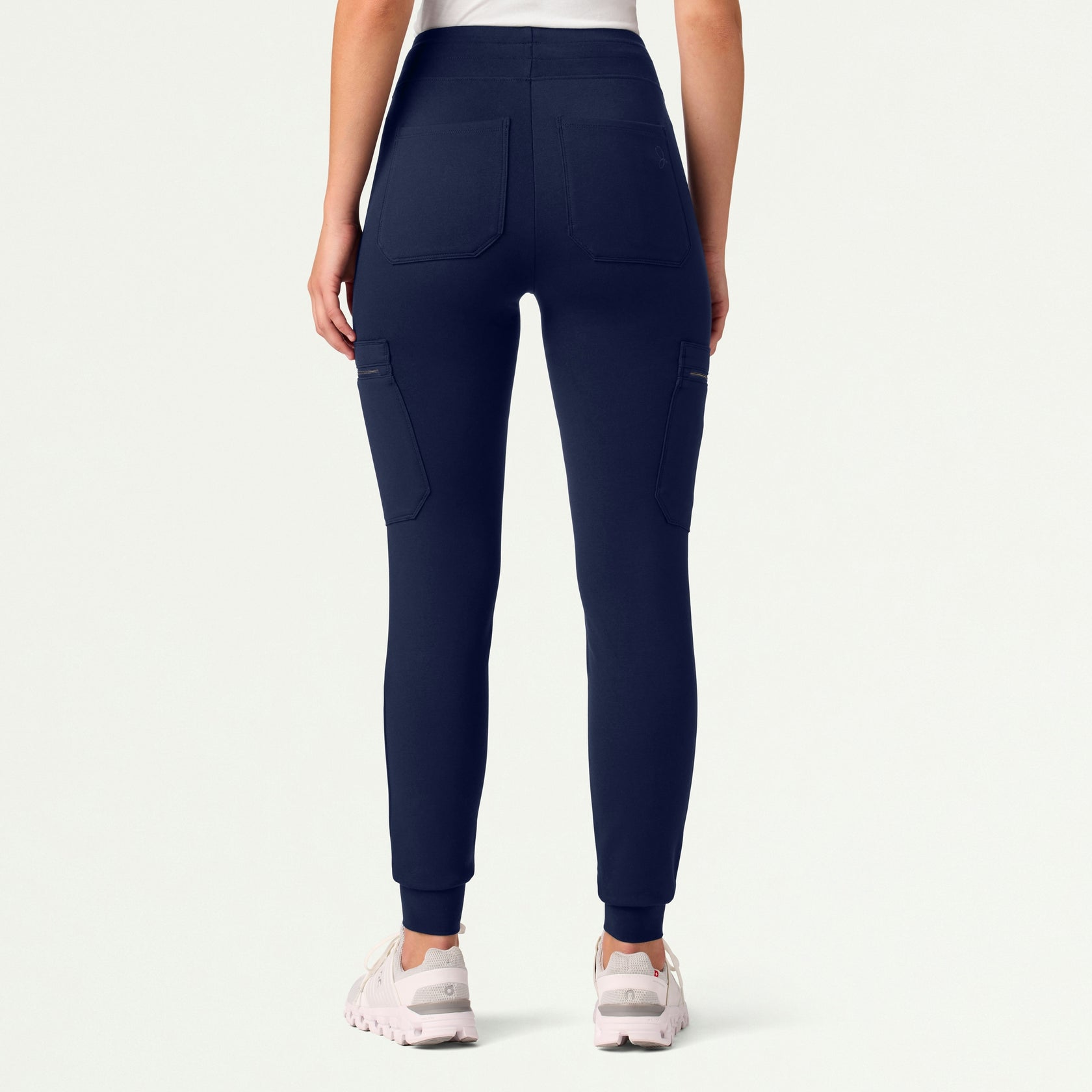 Abi 10-Pocket Skinny ULTRAsoft Scrub Jogger - Midnight Navy - WOMEN'S PANTS - Jaanuu