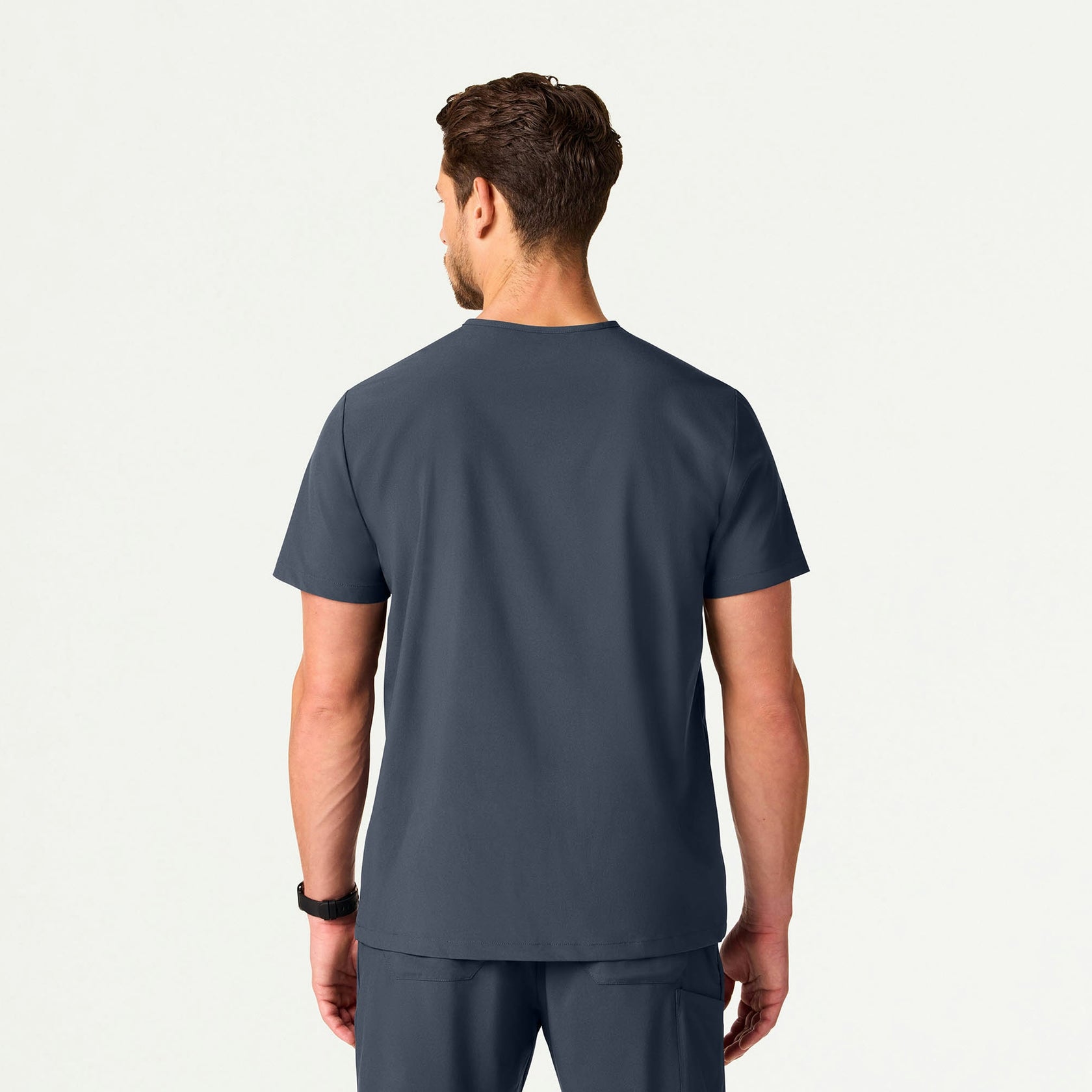 Holmes ULTRAlite™ 1-Pocket Scrub Top - Carbon Gray - MEN'S TOPS - Jaanuu