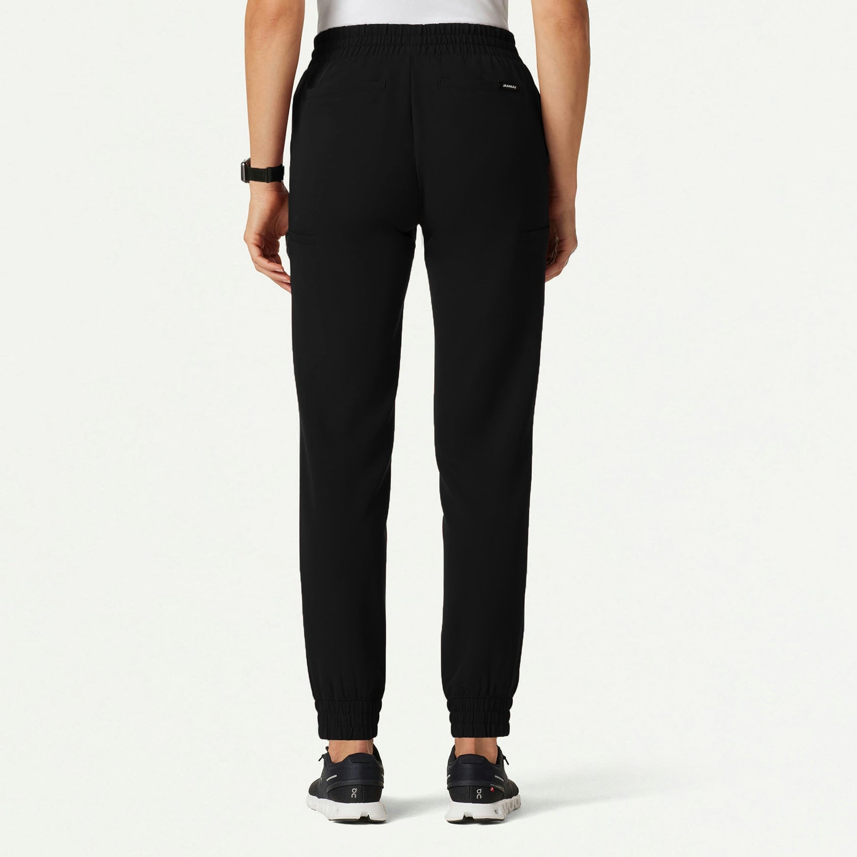 Jace Skinny On-the-Go Scrub Jogger - Black - WOMEN'S PANTS - Jaanuu