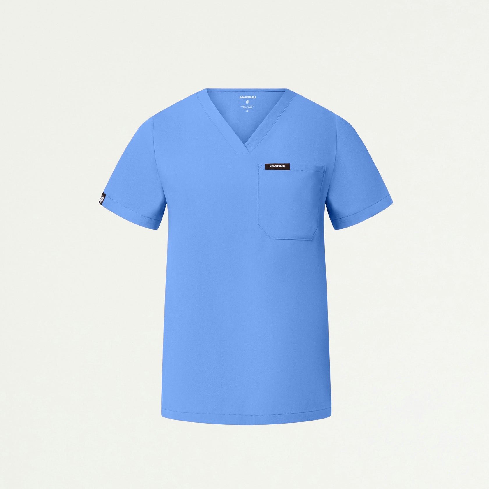 Rhena Essential 1-Pocket Scrub Top - Ceil Blue - WOMEN'S TOPS - Jaanuu