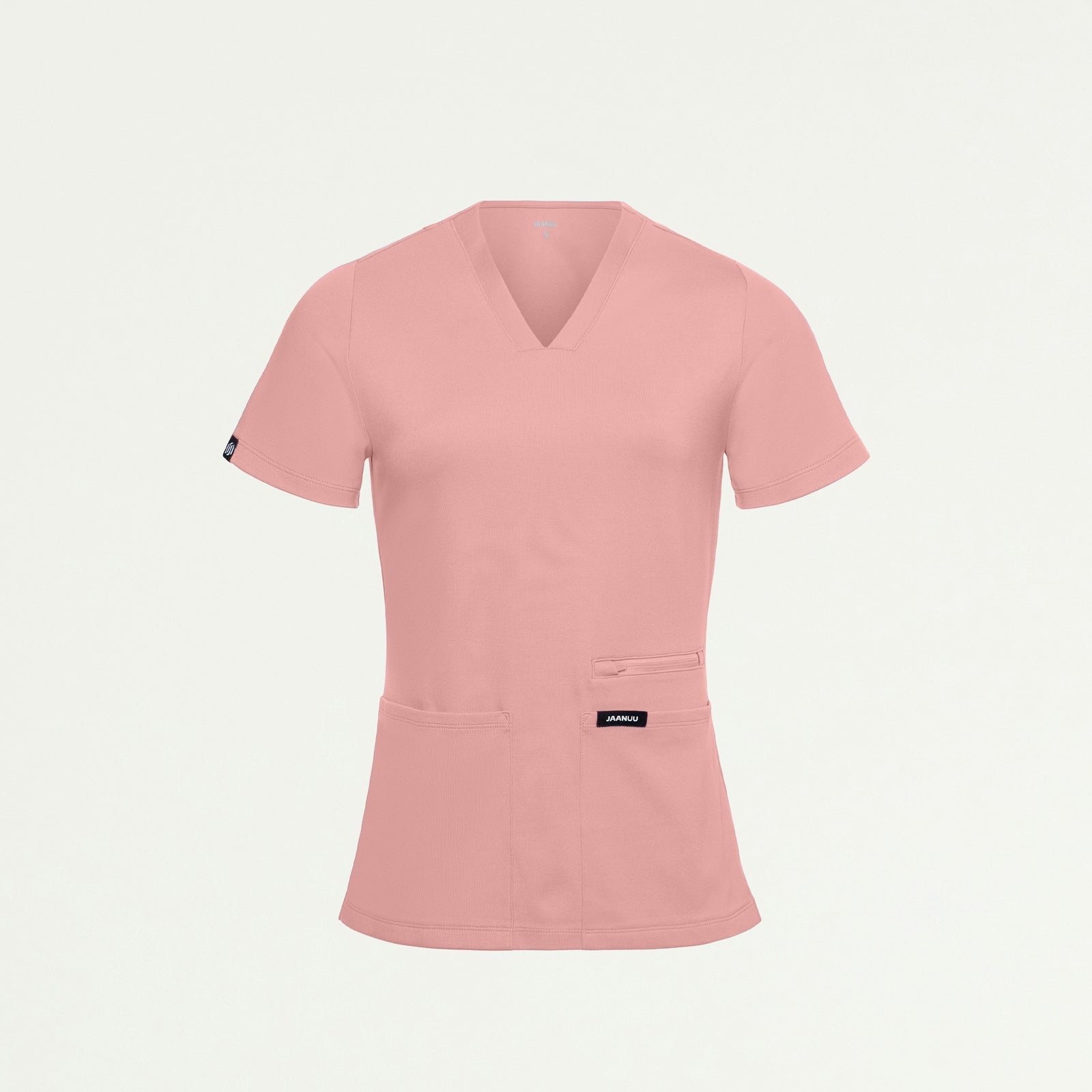 Kass Slim 4-Pocket ULTRAsoft Scrub Top - Mauve - WOMEN'S TOPS - Jaanuu