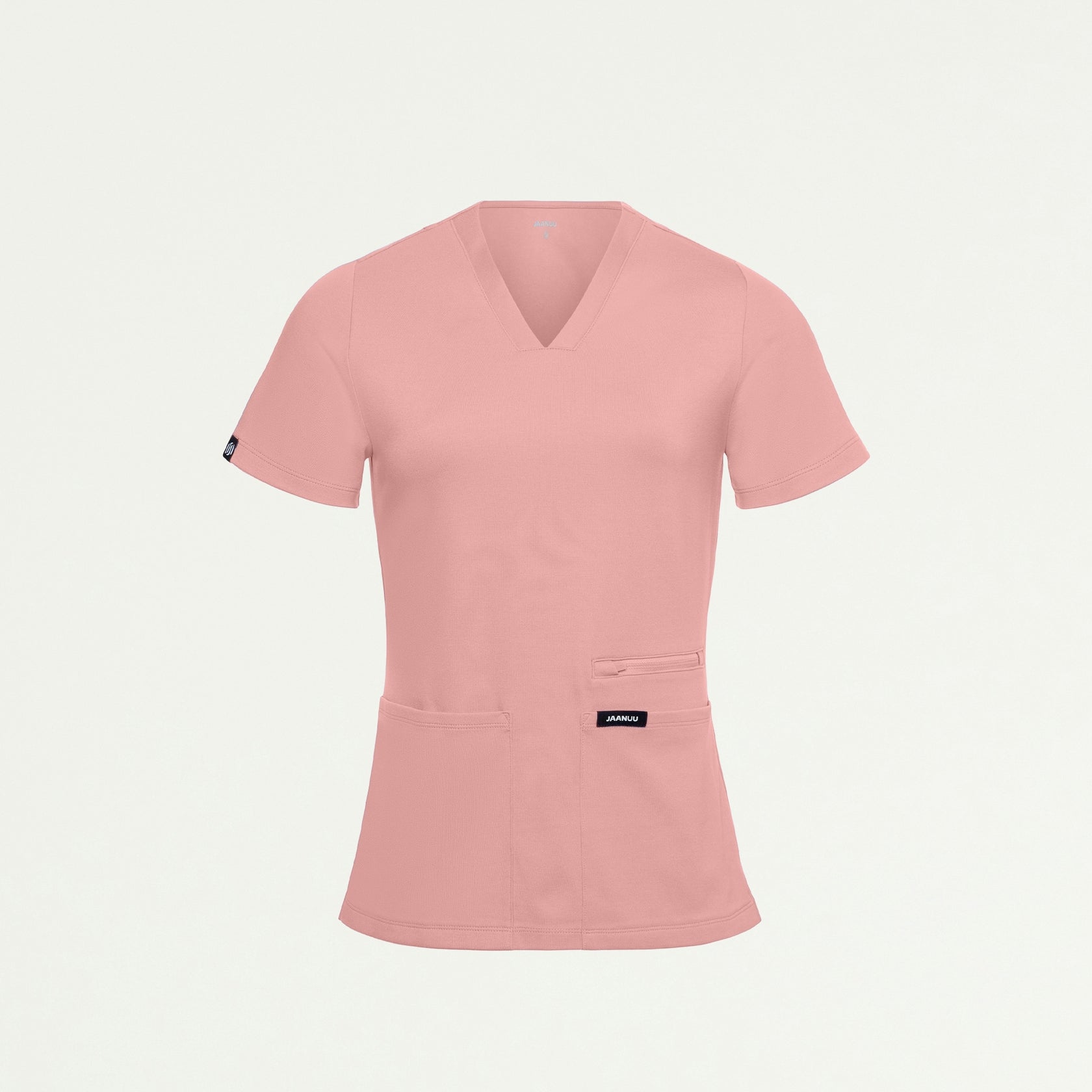 Kass Slim 4-Pocket ULTRAsoft Scrub Top - Mauve - WOMEN'S TOPS - Jaanuu