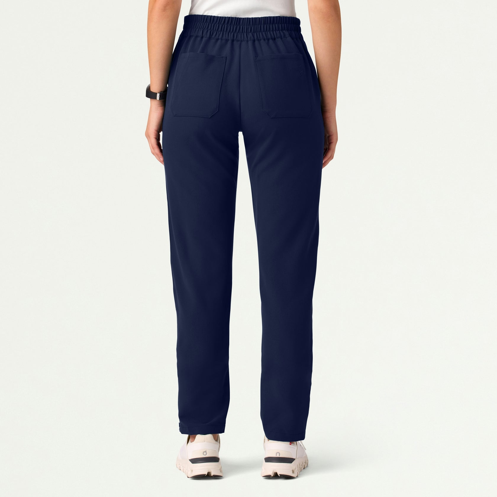 Skyler Slim Zip-Fly Scrub Pant - Midnight Navy - WOMEN'S PANTS - Jaanuu