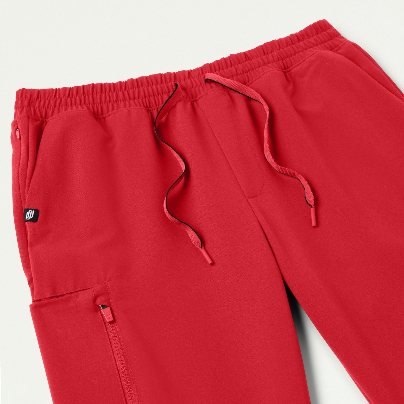 Cobot 8-Pocket Scrub Jogger - Brilliant Red - MEN'S PANTS - Jaanuu