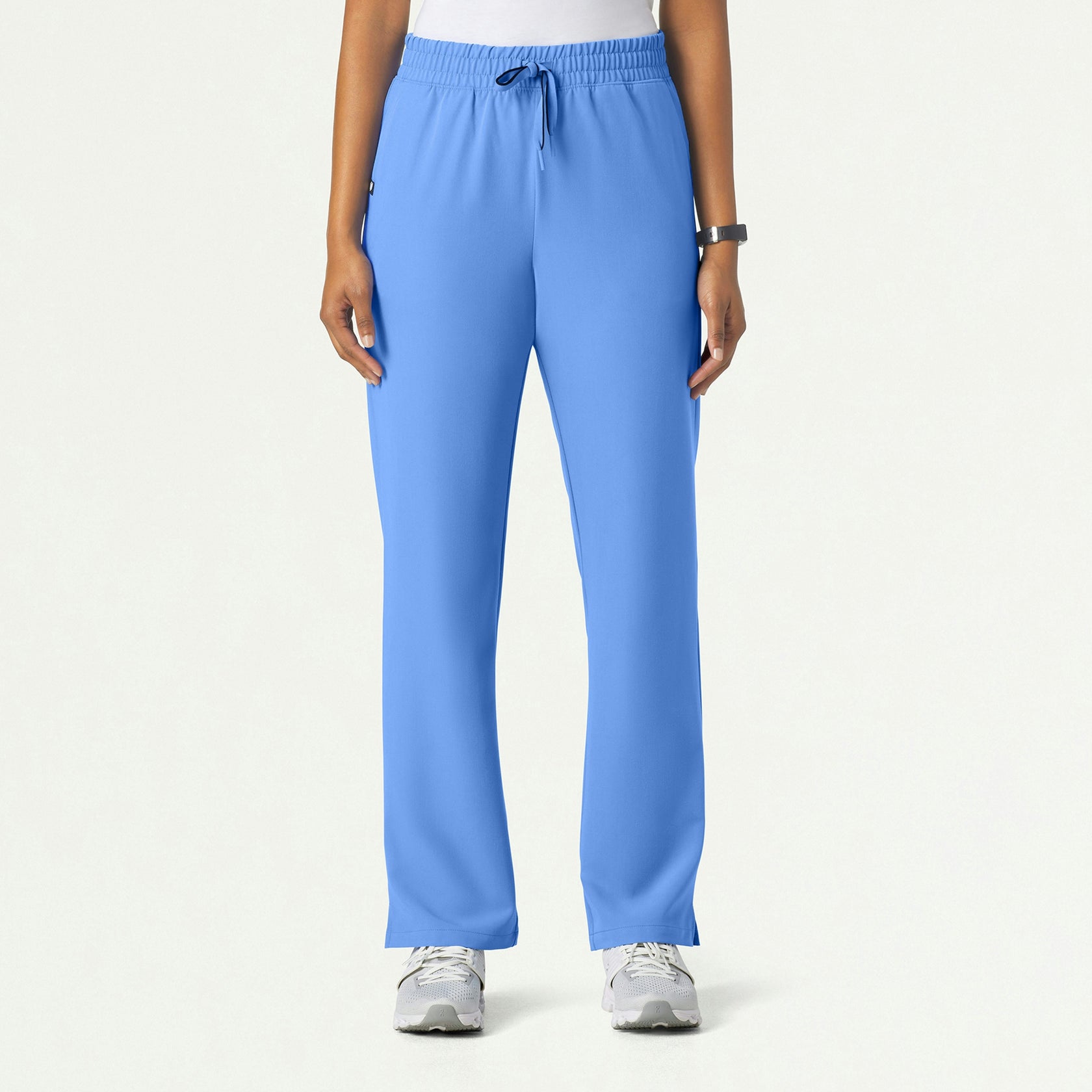 Kerr 365 High Waisted Scrub Pant - Ceil Blue - WOMEN'S PANTS - Jaanuu