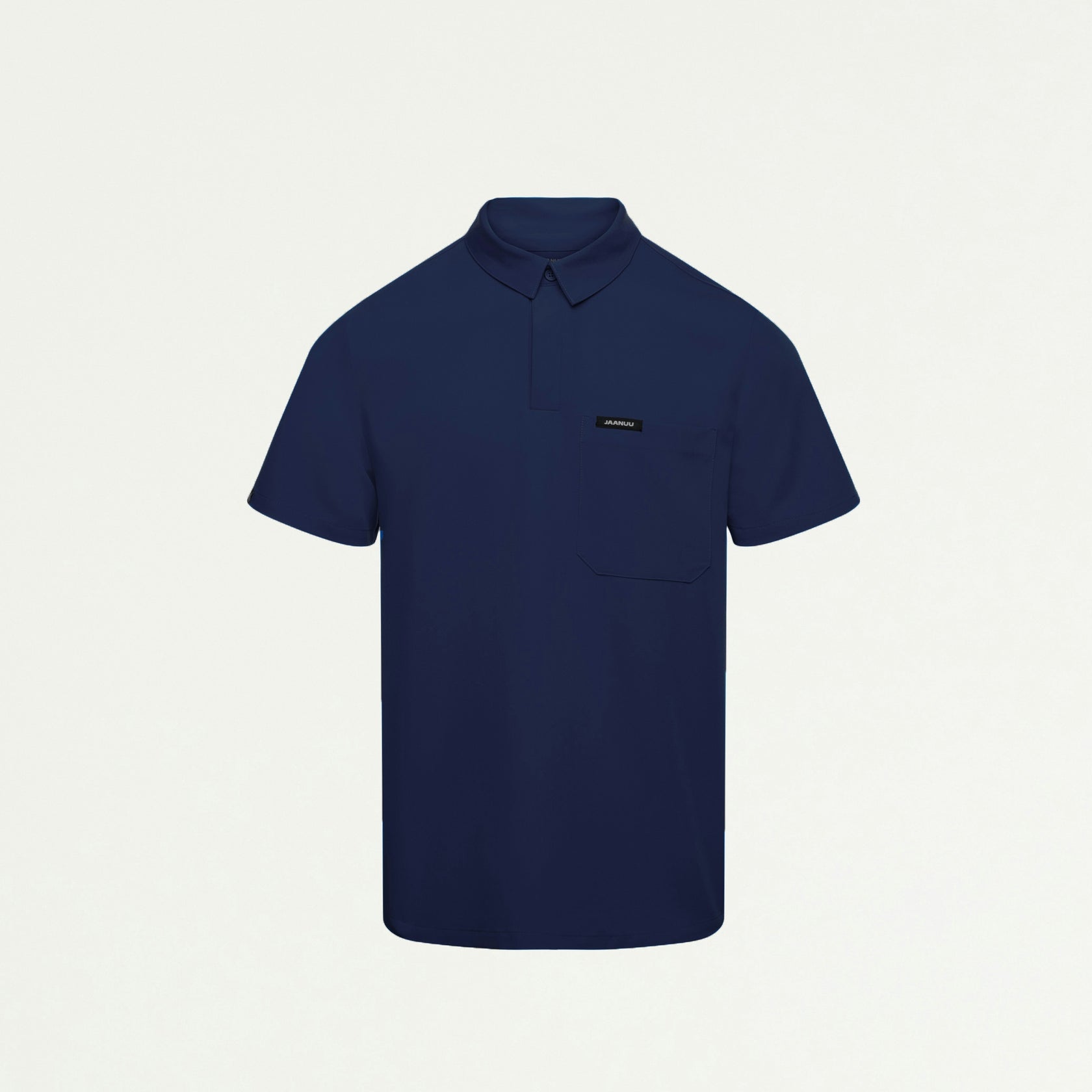 Axis Polo Scrub Top - Midnight Navy - MEN'S TOPS - Jaanuu