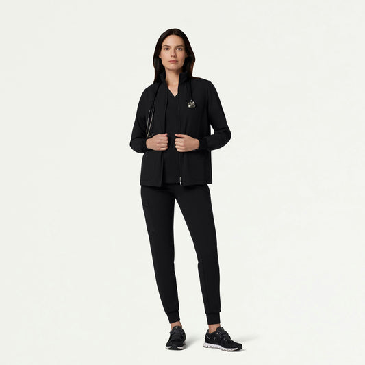 The Newland Jacket Scrub Set - Black