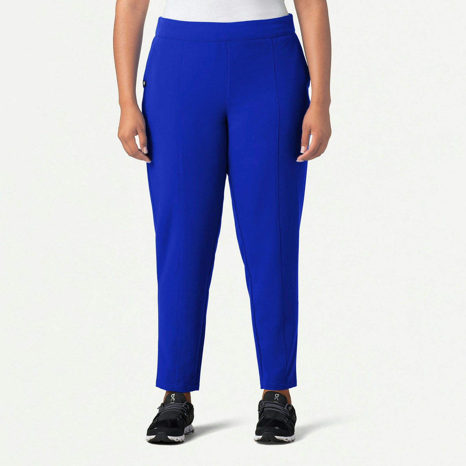 Lio Tapered 5-Pocket Scrub Pant - Electric Blue - WOMEN'S PANTS - Jaanuu