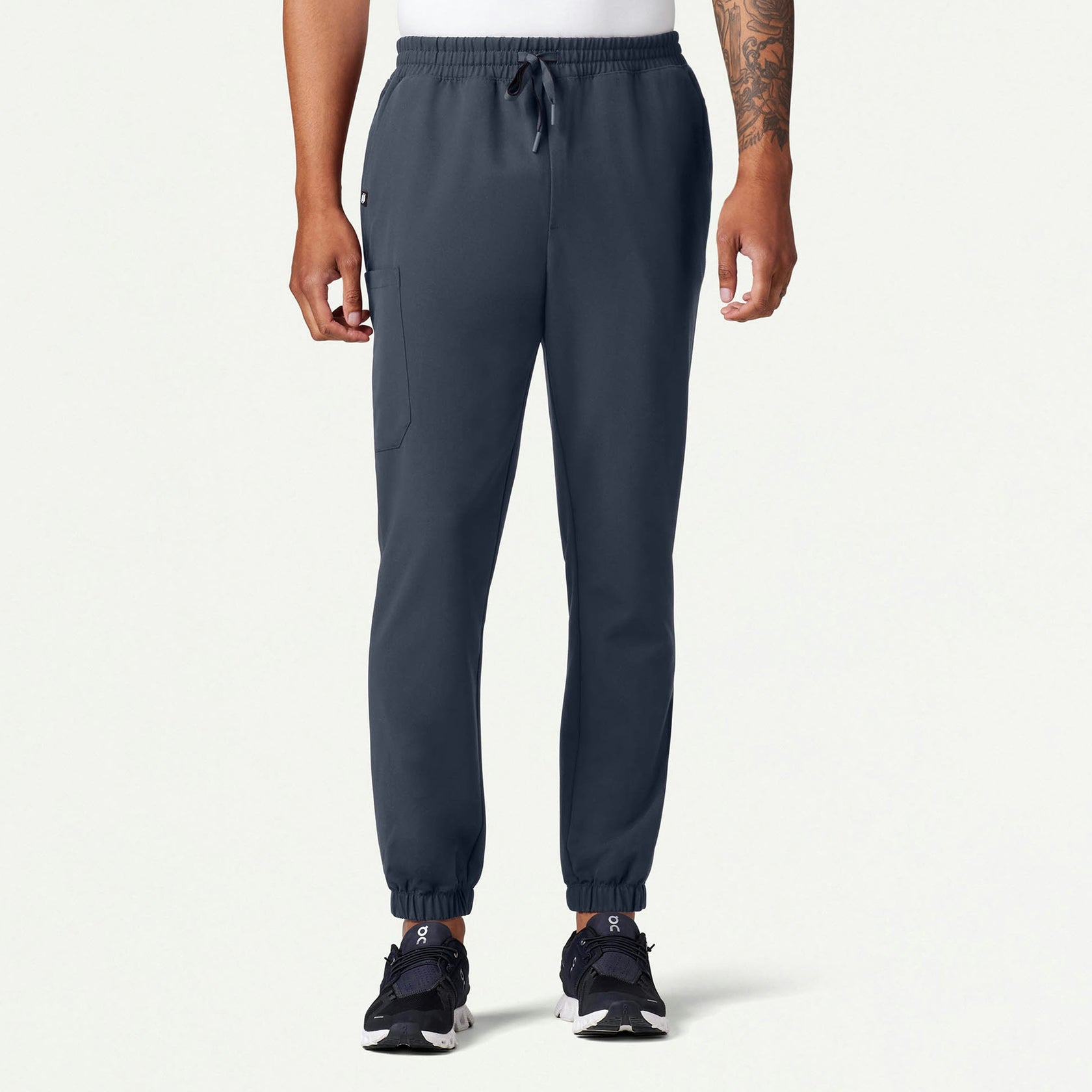 Rhodes Slim Crossover Scrub Jogger - Carbon Gray - MEN'S PANTS - Jaanuu