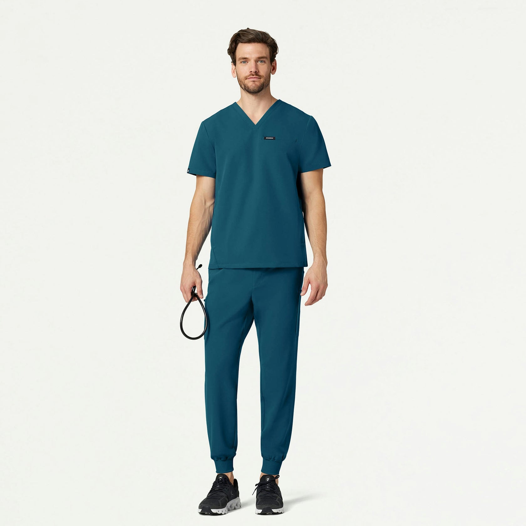 Osmo 8-Pocket Scrub Jogger - Caribbean Blue - MEN'S PANTS - Jaanuu