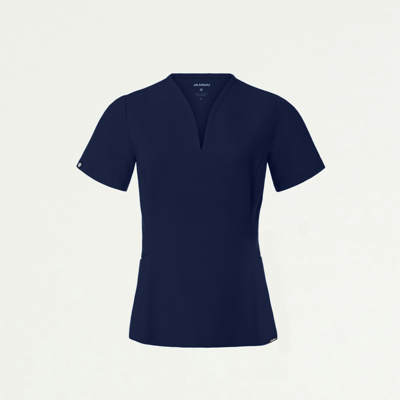 Calix Fit & Flare Scrub Top - Midnight Navy - WOMEN'S TOPS - Jaanuu