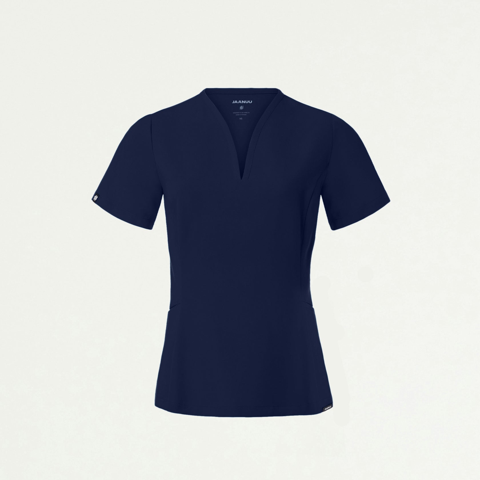 Calix Fit & Flare Scrub Top - Midnight Navy - WOMEN'S TOPS - Jaanuu