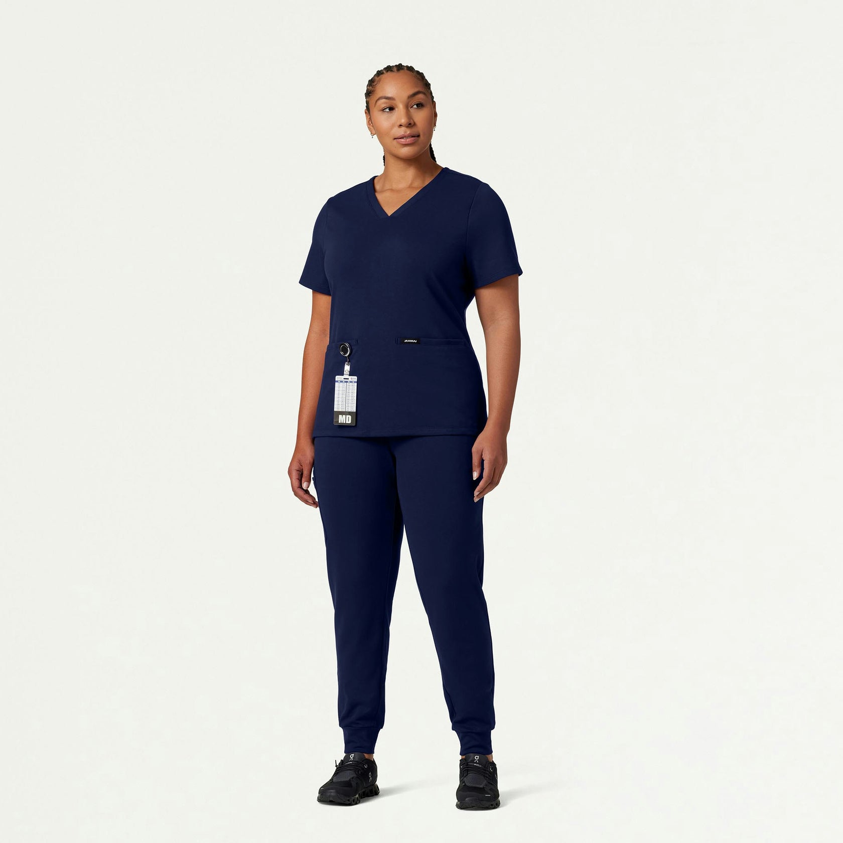 Rubi Slim ULTRAsoft Scrub Jogger - Midnight Navy - WOMEN'S PANTS - Jaanuu