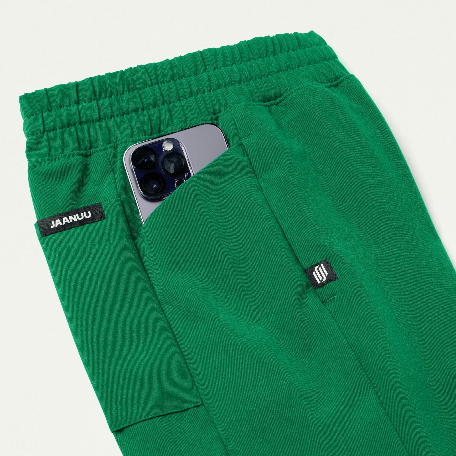 Effie Slim 6-Pocket Scrub Pant - Emerald Green - WOMEN'S PANTS - Jaanuu