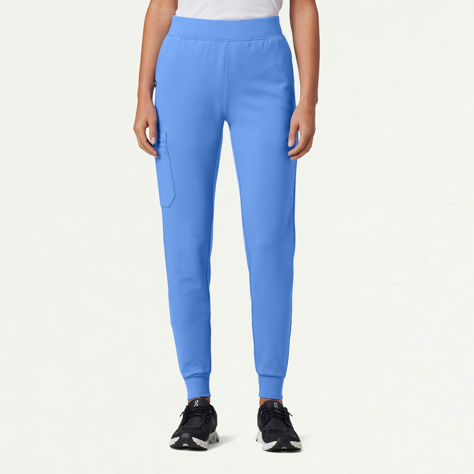 Rubi Slim ULTRAsoft Scrub Jogger - Ceil Blue - WOMEN'S PANTS - Jaanuu