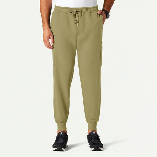 Osmo 8-Pocket Scrub Jogger - Ceramic Khaki - MEN'S PANTS - Jaanuu