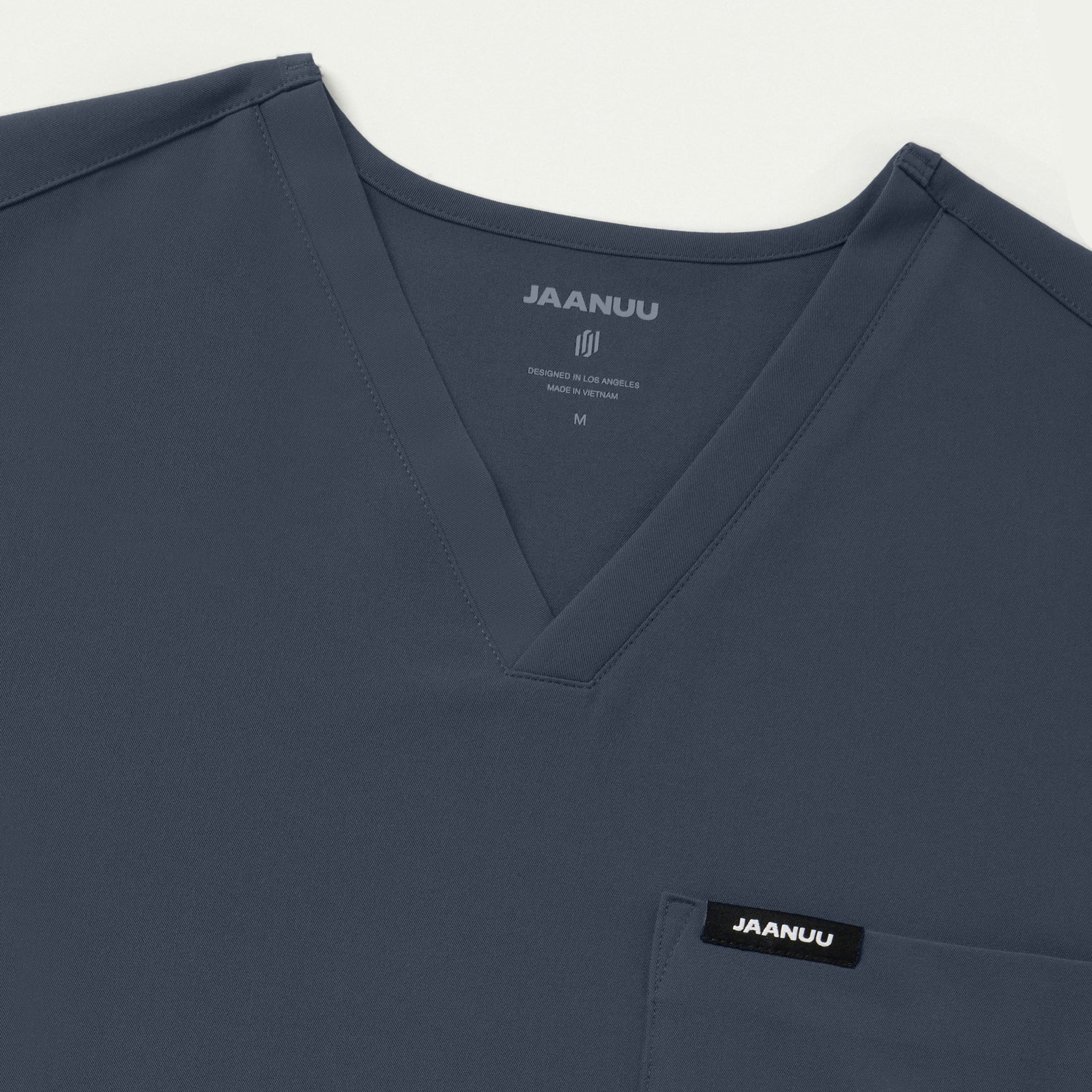 Bron 3-Pocket Scrub Top - Carbon Gray - MEN'S TOPS - Jaanuu