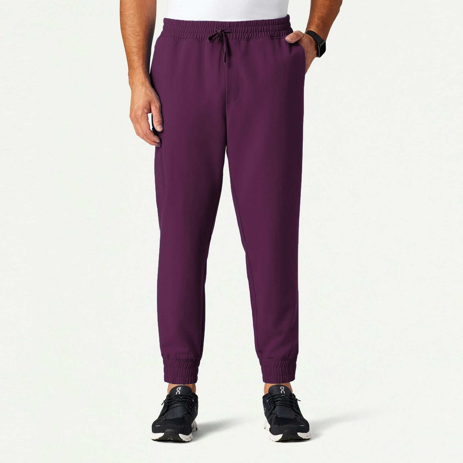 Cobot 8-Pocket Scrub Jogger - Dark Amethyst - MEN'S PANTS - Jaanuu