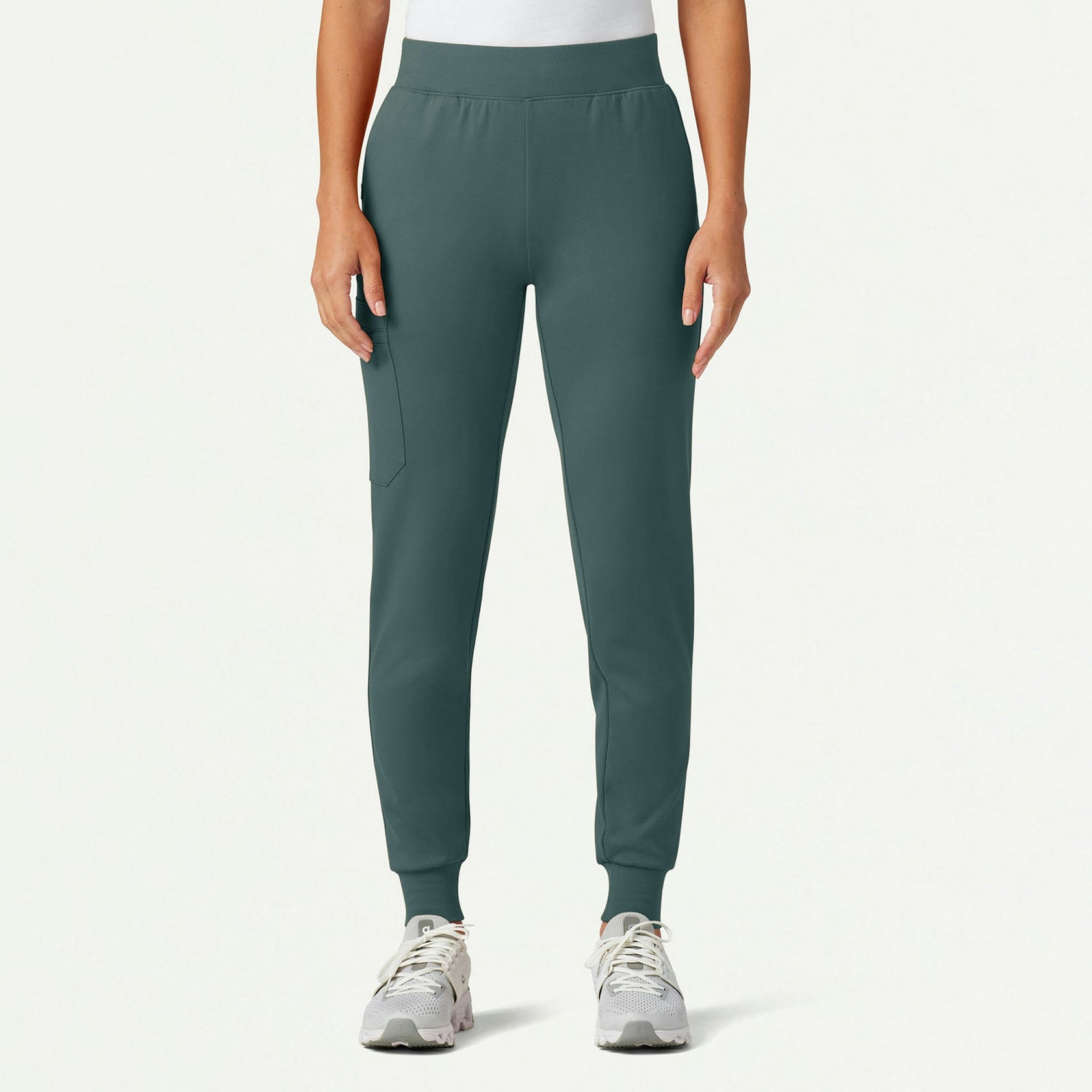 Rubi Slim ULTRAsoft Scrub Jogger - Alpine Green - WOMEN'S PANTS - Jaanuu