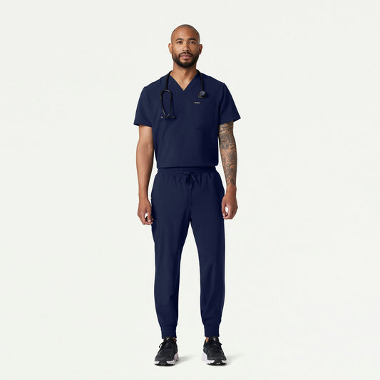 The Atmos Essential Scrub Set - Midnight Navy