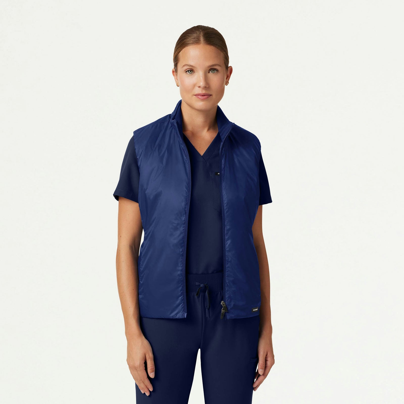 Phantom Slim Insulated Vest - Navy Blue - WOMEN'S JACKETS - Jaanuu