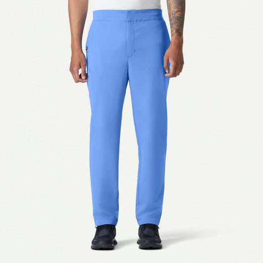 Rubin Tapered 7-Pocket Scrub Pant - Ceil Blue - MEN'S PANTS - Jaanuu