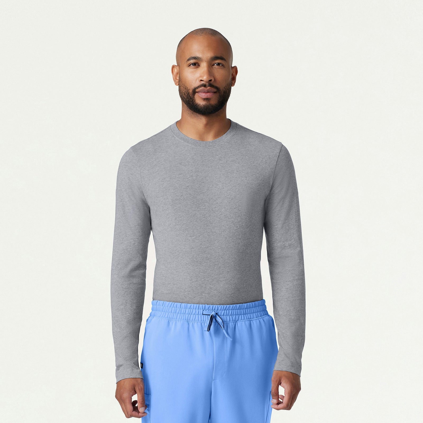 Regenˣ Cotton Underscrub - Heather Gray - MEN'S UNDERSCRUBS - Jaanuu