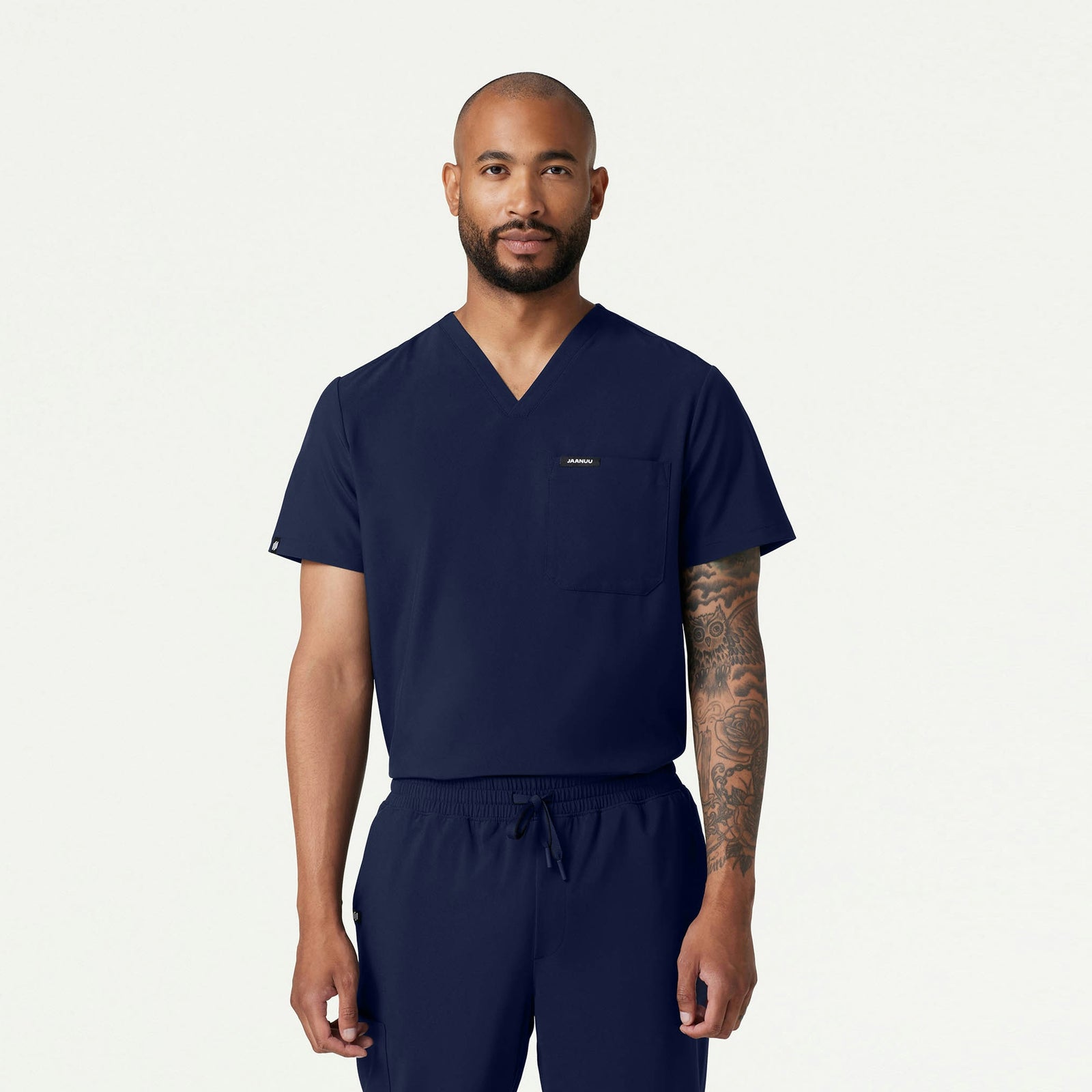 Holmes ULTRAlite™ 1-Pocket Scrub Top - Midnight Navy - MEN'S TOPS - Jaanuu