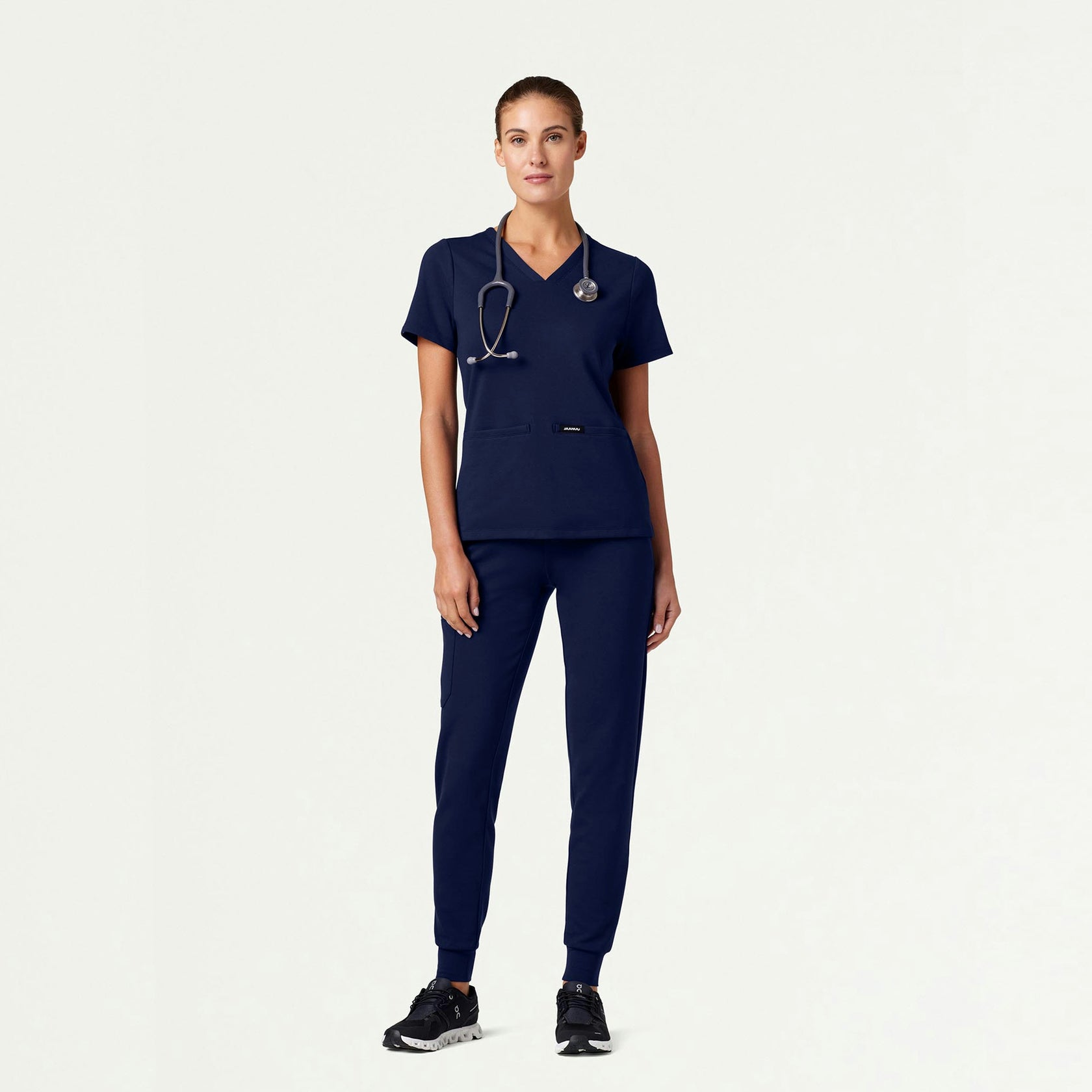 Rubi Slim ULTRAsoft Scrub Jogger - Midnight Navy - WOMEN'S PANTS - Jaanuu