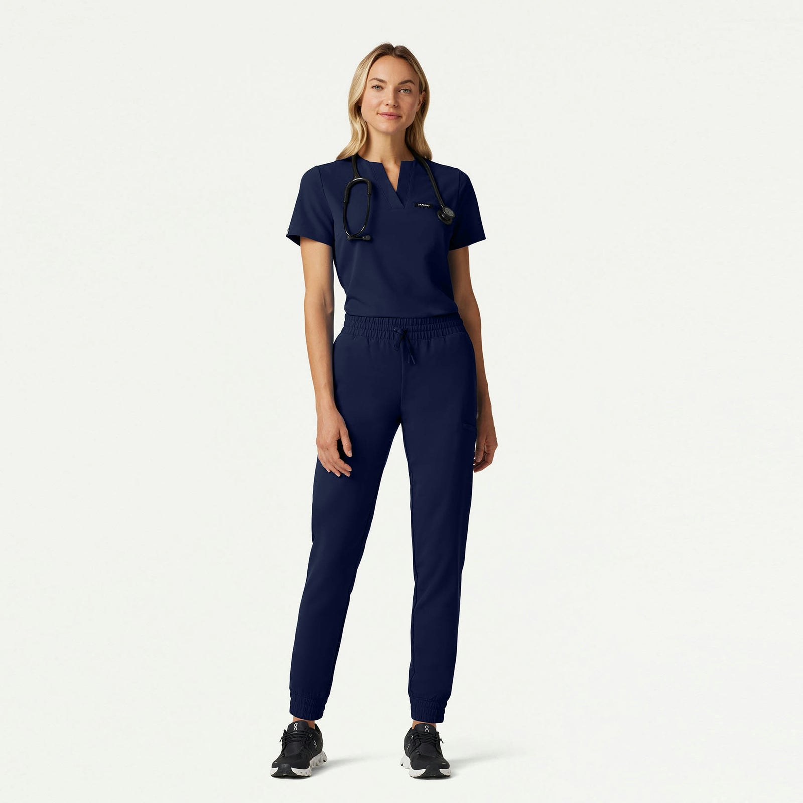 Jace Skinny On-the-Go Scrub Jogger - Midnight Navy - WOMEN'S PANTS - Jaanuu