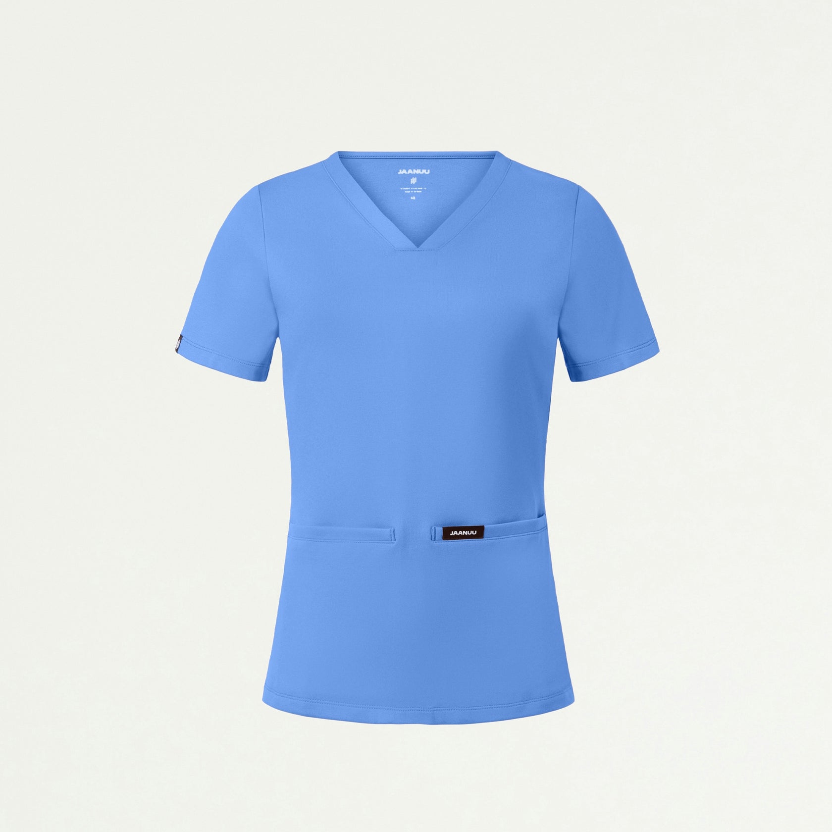 Cesi Slim ULTRAsoft Scrub Top - Ceil Blue - WOMEN'S TOPS - Jaanuu