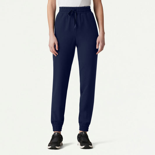 Kerr 365 High Waisted Scrub Jogger - Midnight Navy - WOMEN'S PANTS - Jaanuu