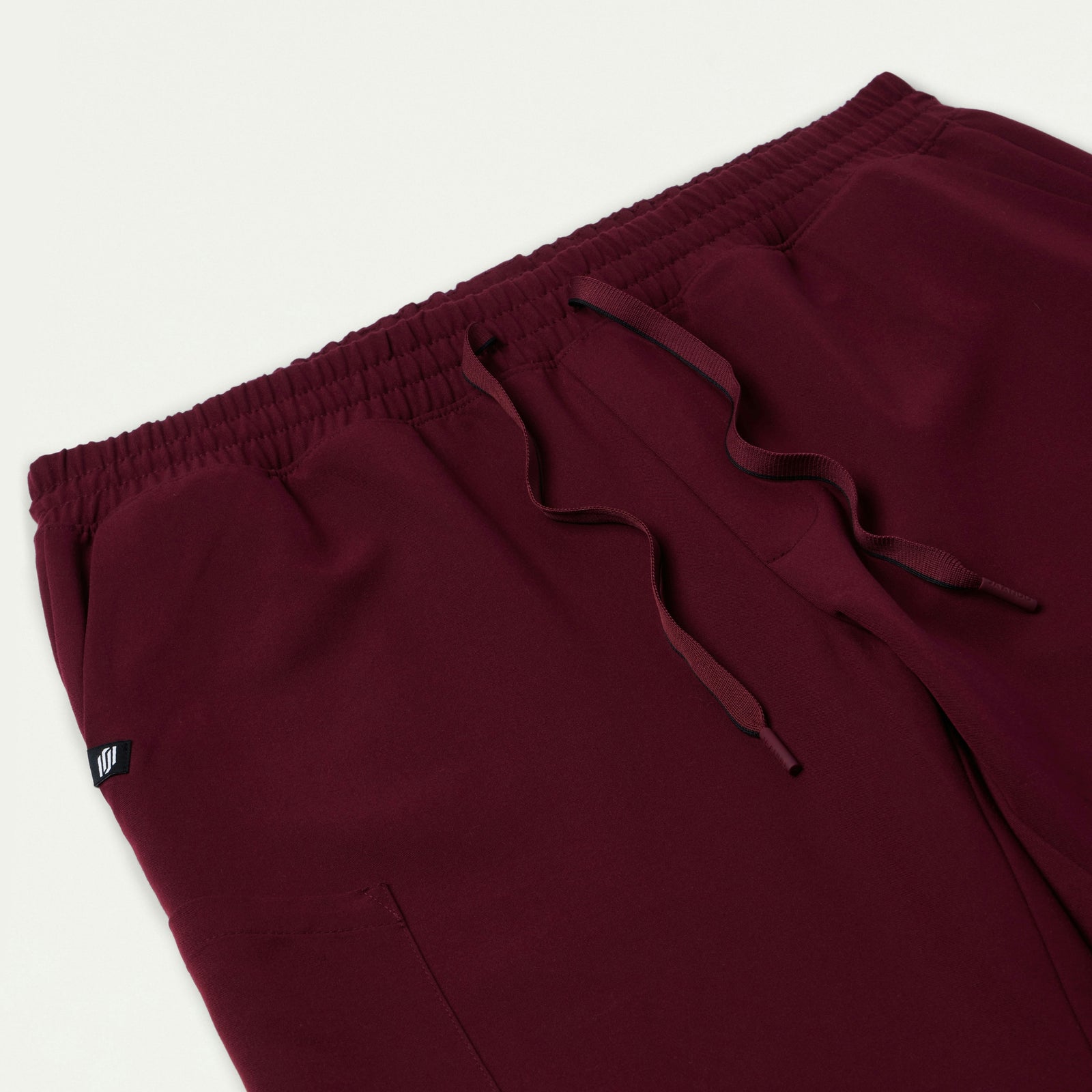 Rhodes Everyday Straight-Leg Scrub Pant - Burgundy - MEN'S PANTS - Jaanuu