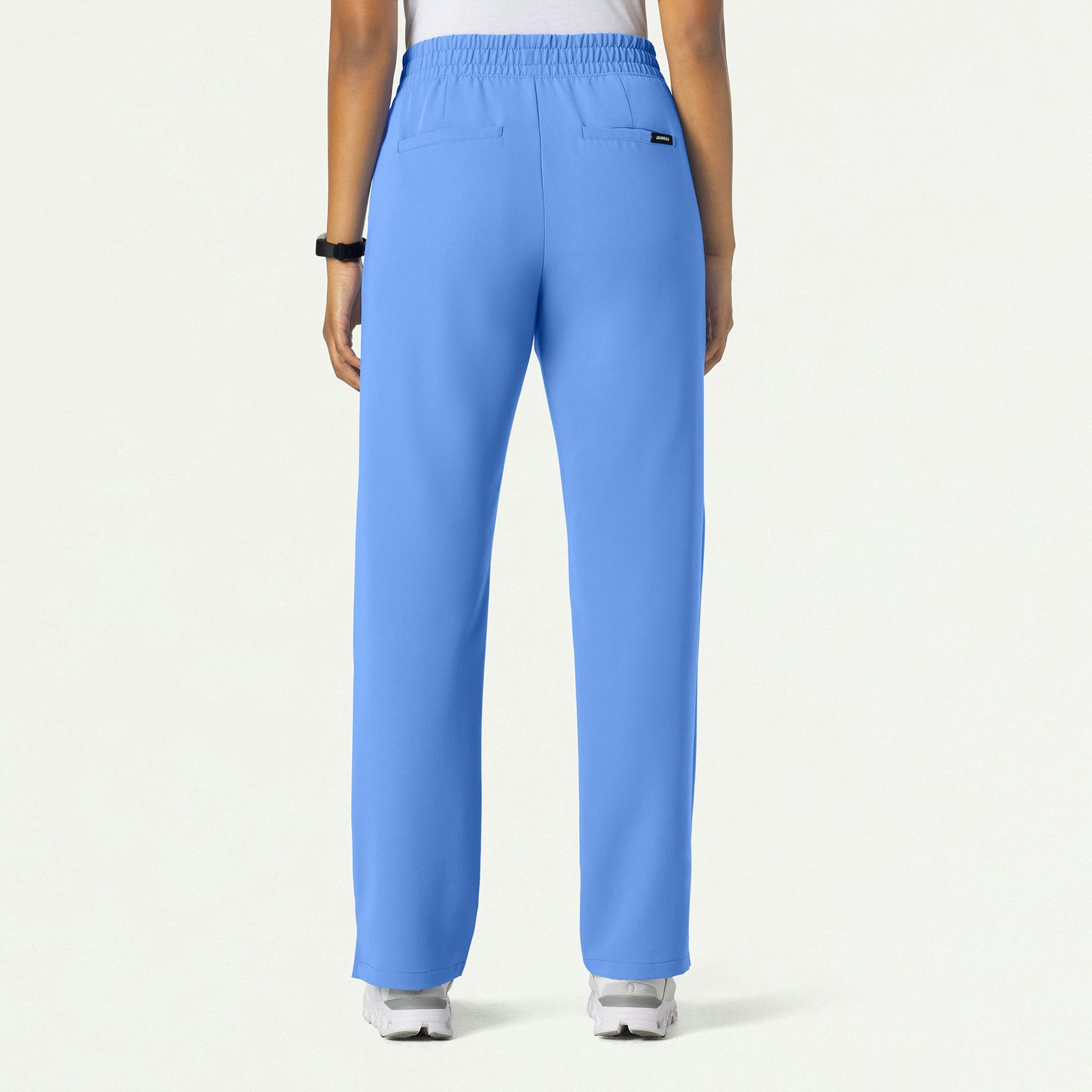 Kerr 365 High Waisted Scrub Pant - Ceil Blue - WOMEN'S PANTS - Jaanuu