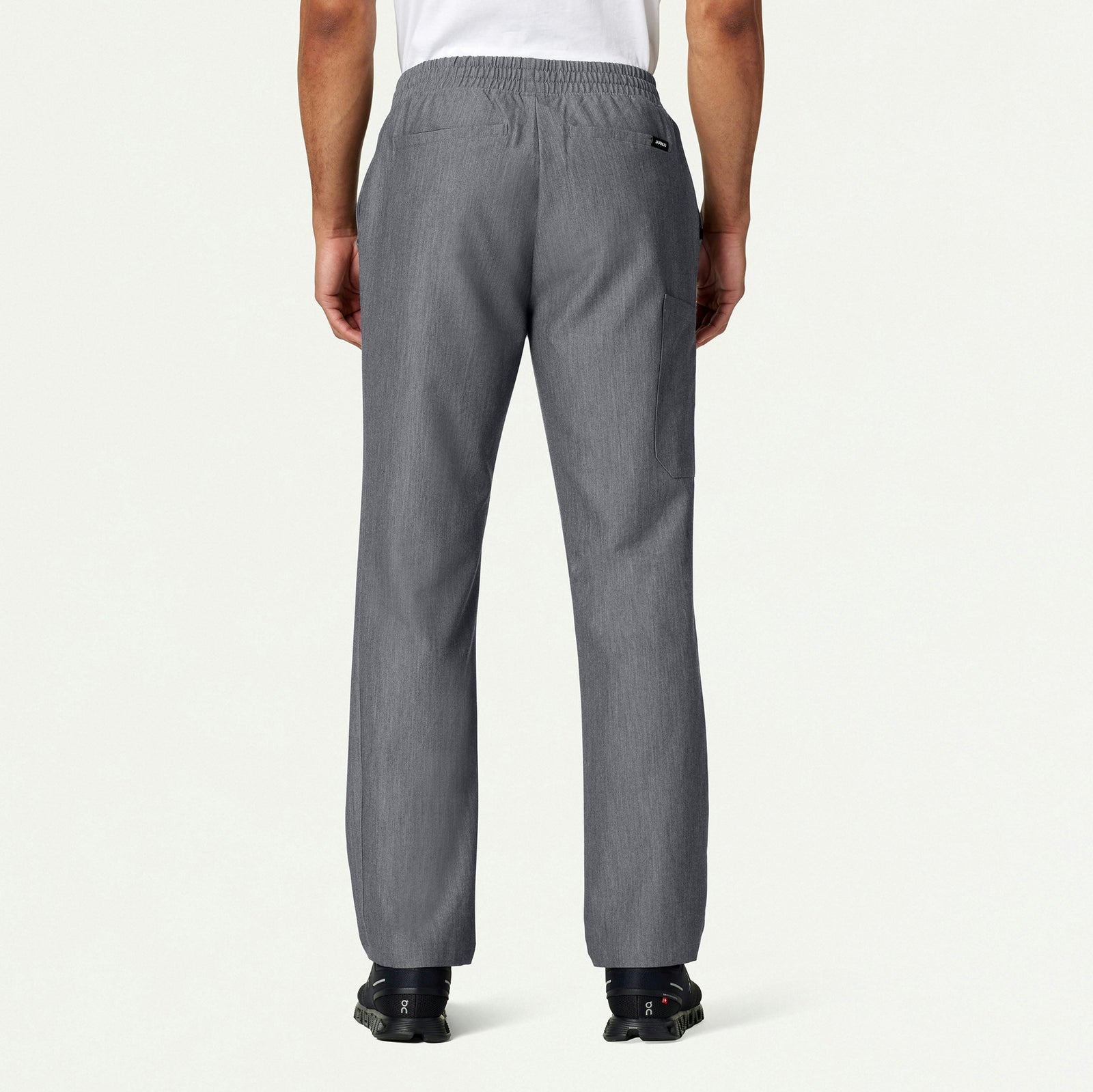 Rhodes Everyday Straight-Leg Scrub Pant - Heather Gray - MEN'S PANTS - Jaanuu